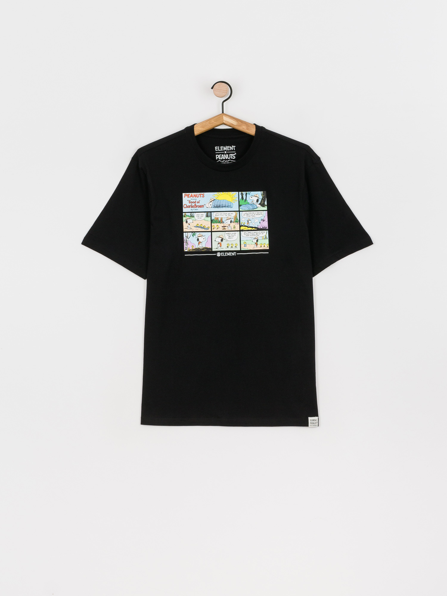T-shirt Element Peanuts Camper (flint black)