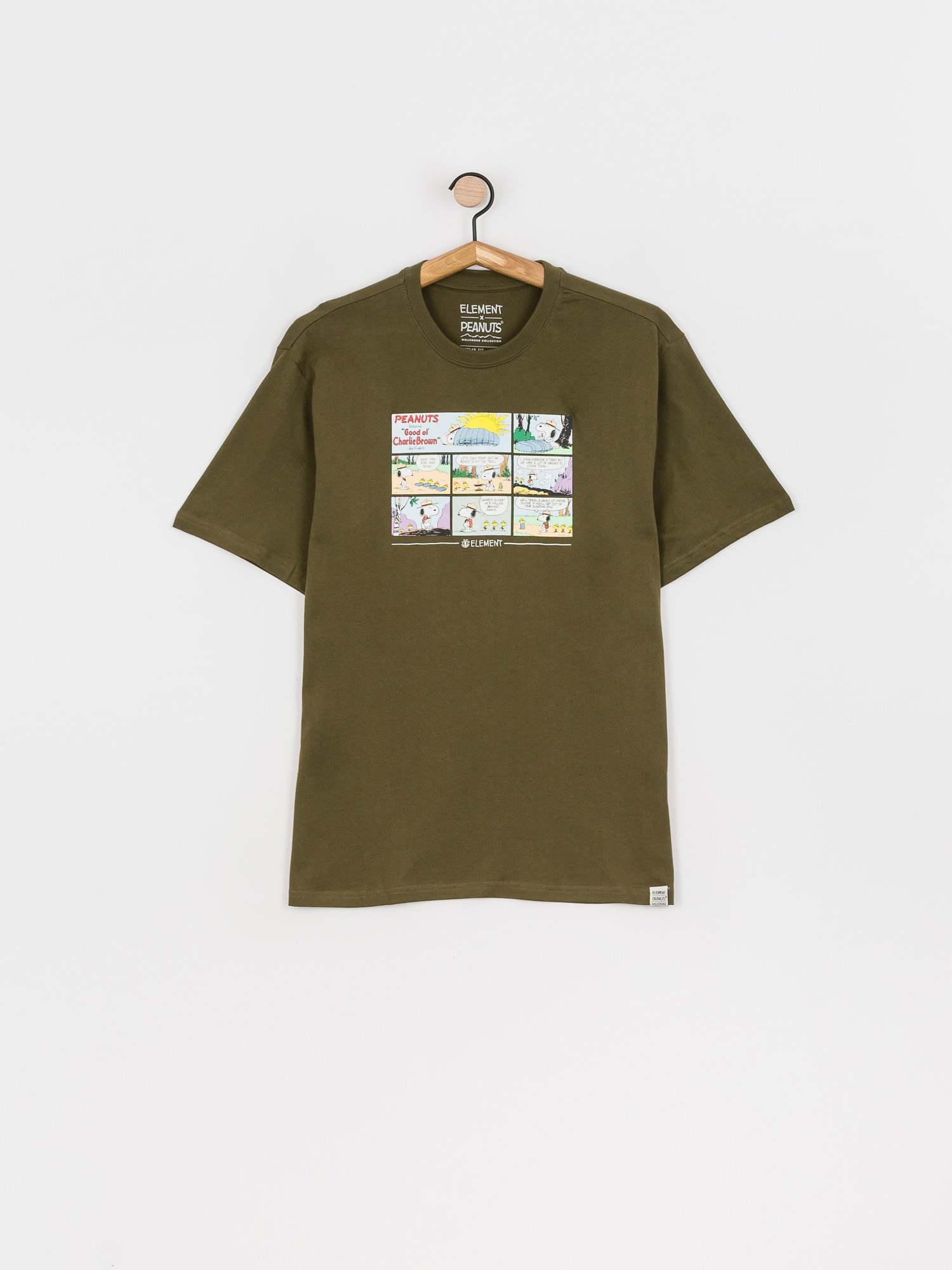 T-shirt Element Peanuts Camper (army)