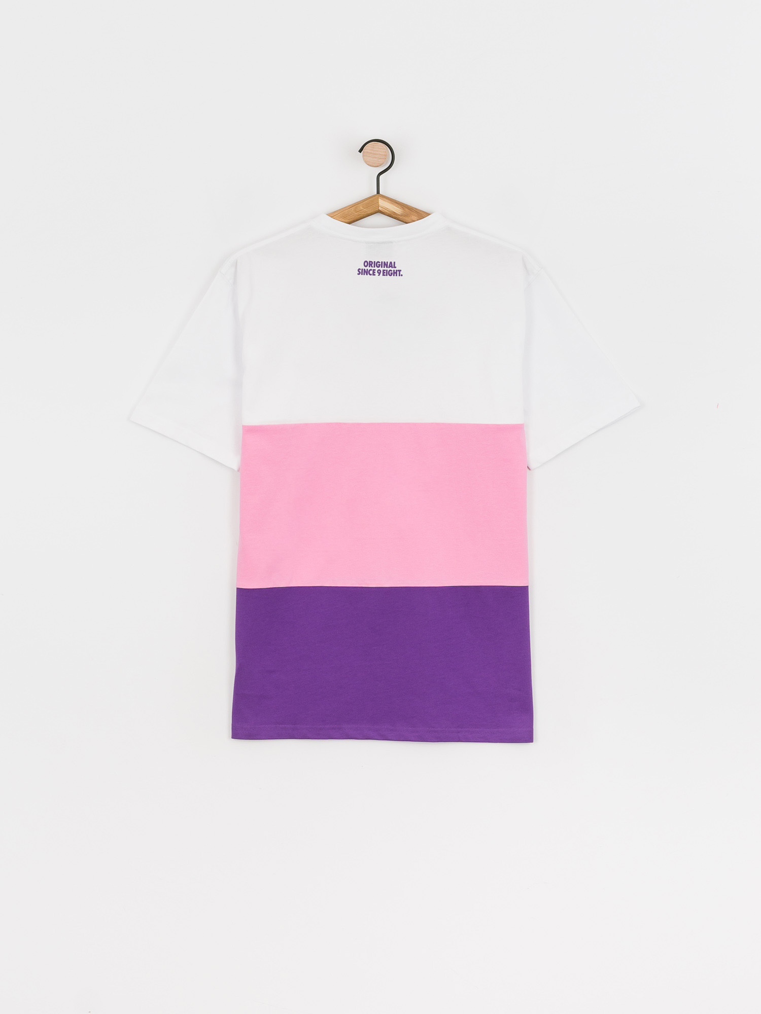 T-shirt MassDnm Zone (white/lt pink/purple)