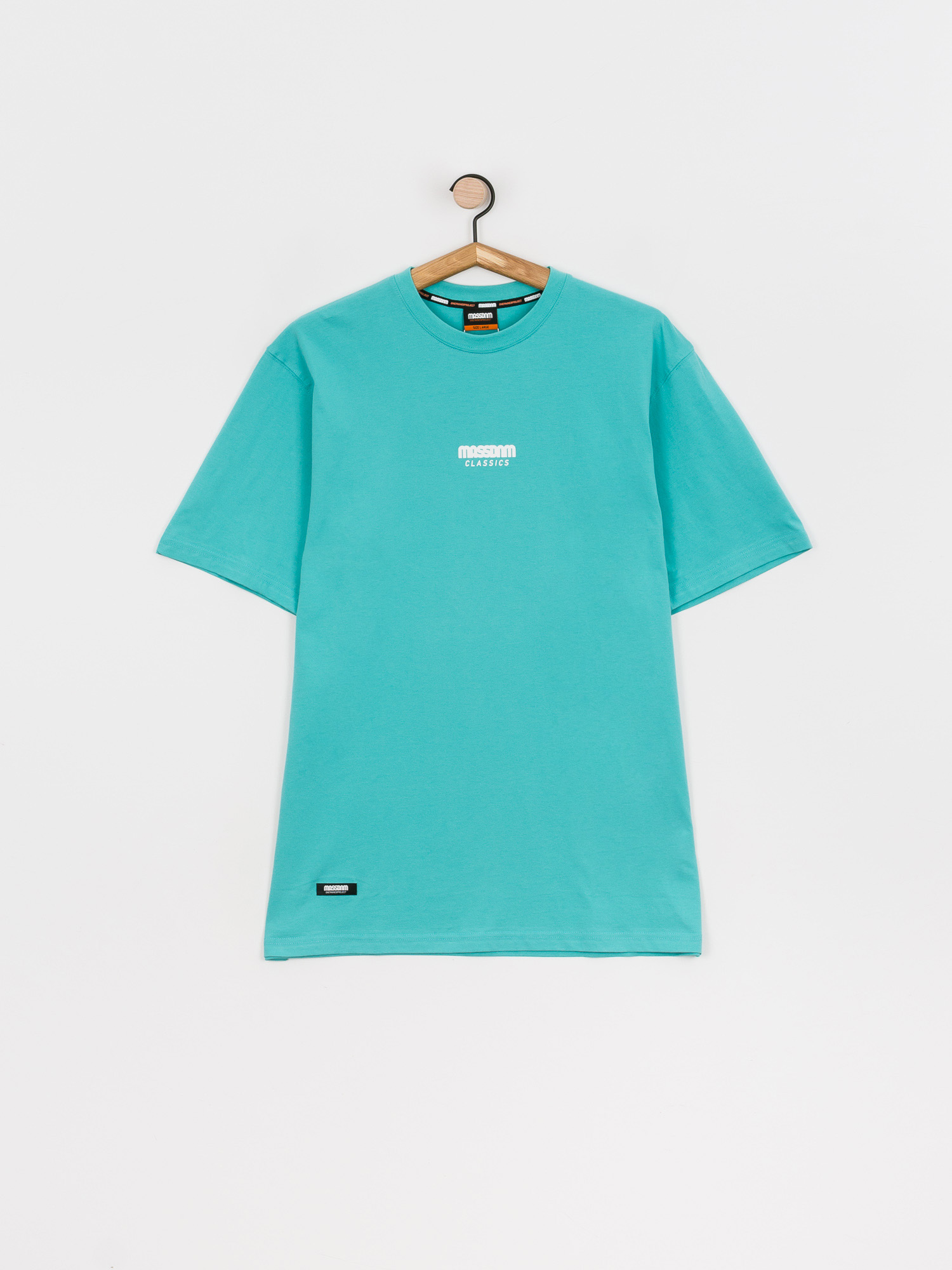 T-shirt MassDnm Classics Small Logo (turquoise)