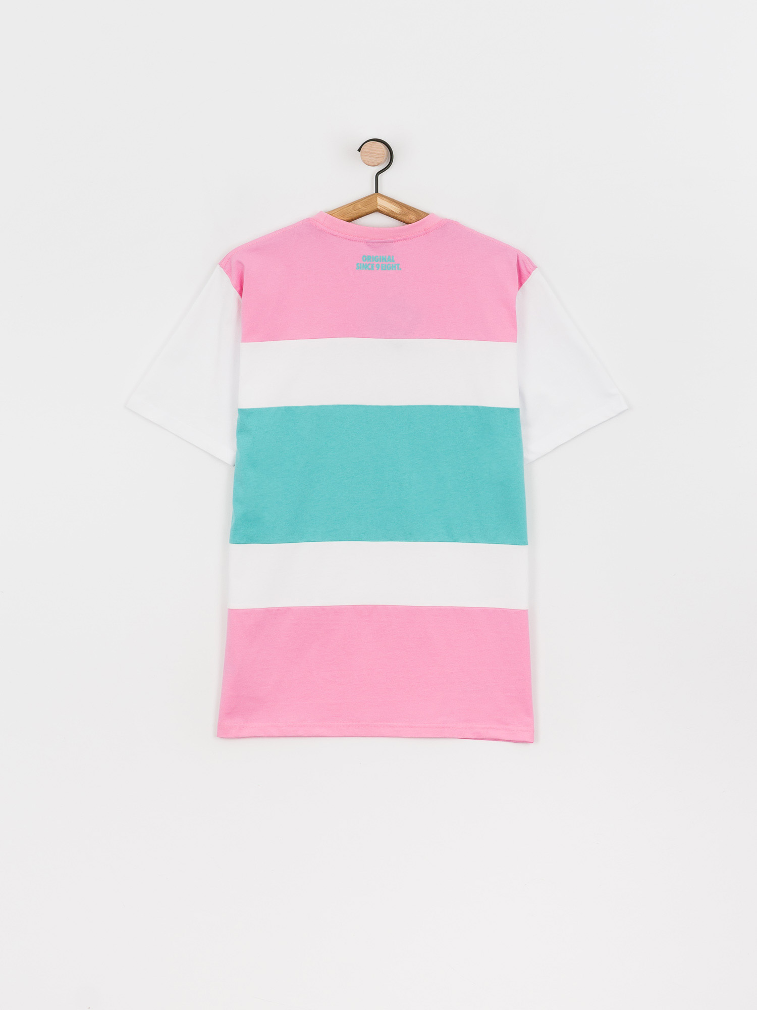T-shirt MassDnm Layer (lt pink/turquoise)