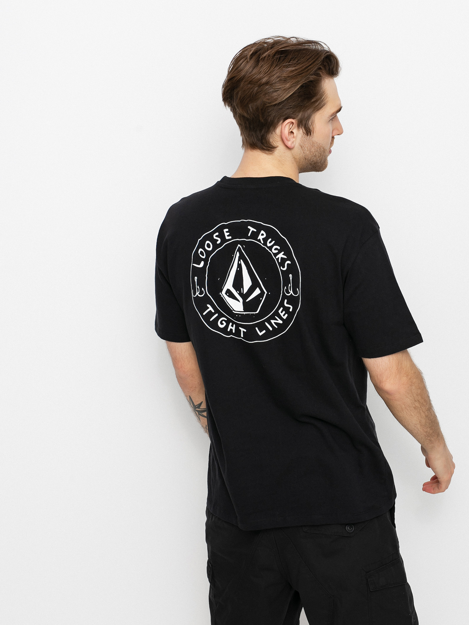 T-shirt Volcom Loose Trucks 2 (black)