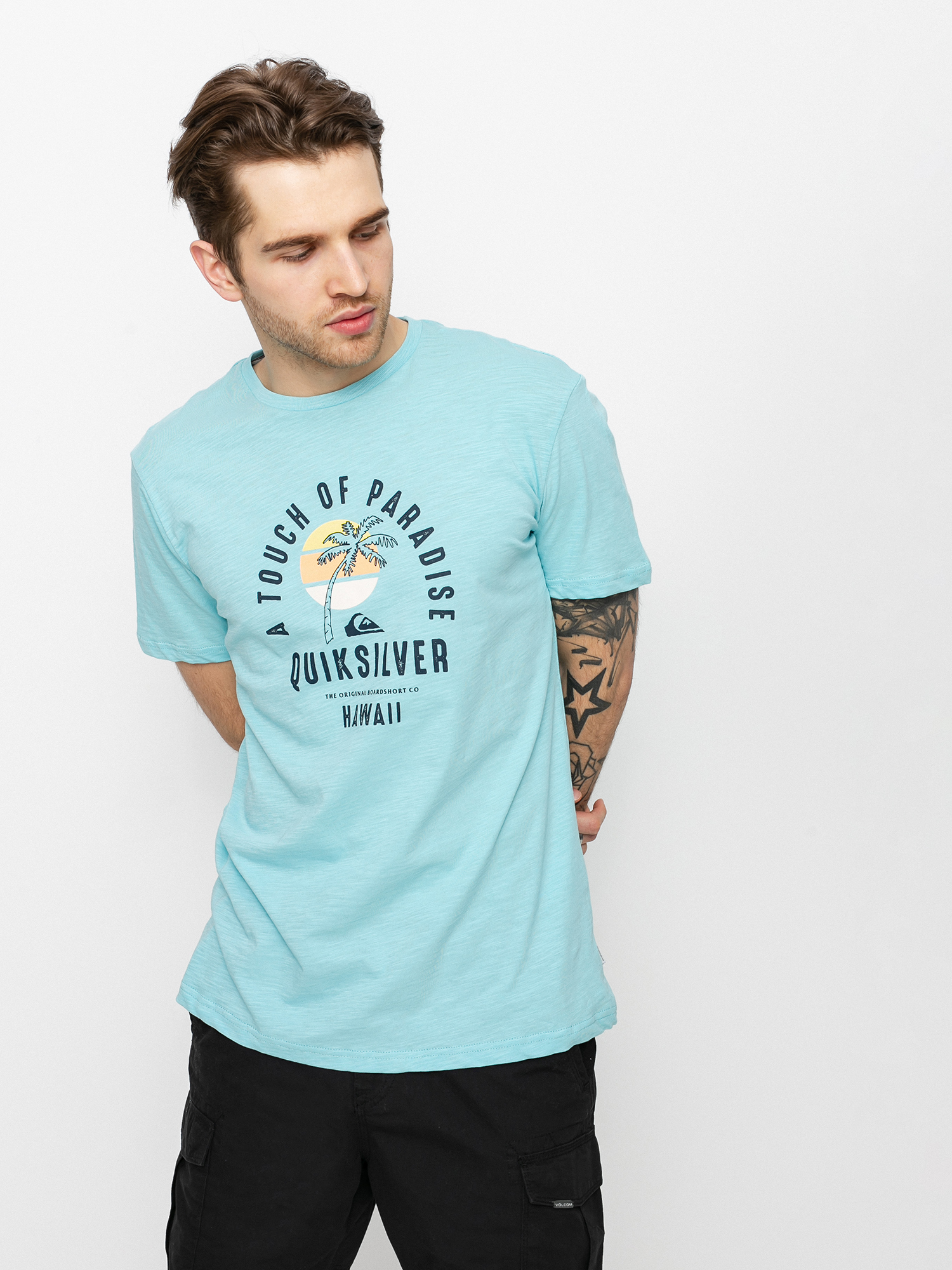 T-shirt Quiksilver Quiet Hour (gulf stream)