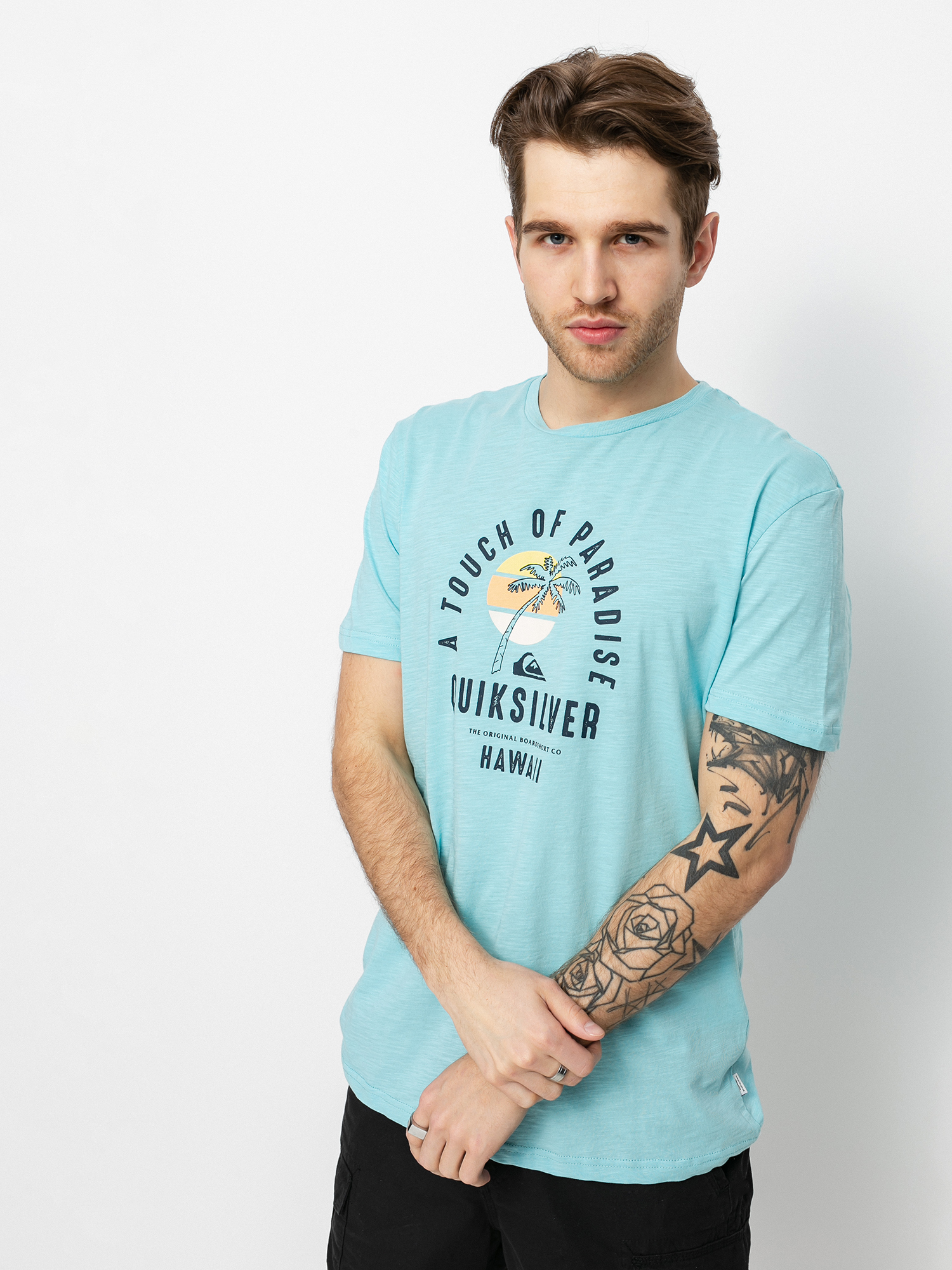 T-shirt Quiksilver Quiet Hour (gulf stream)