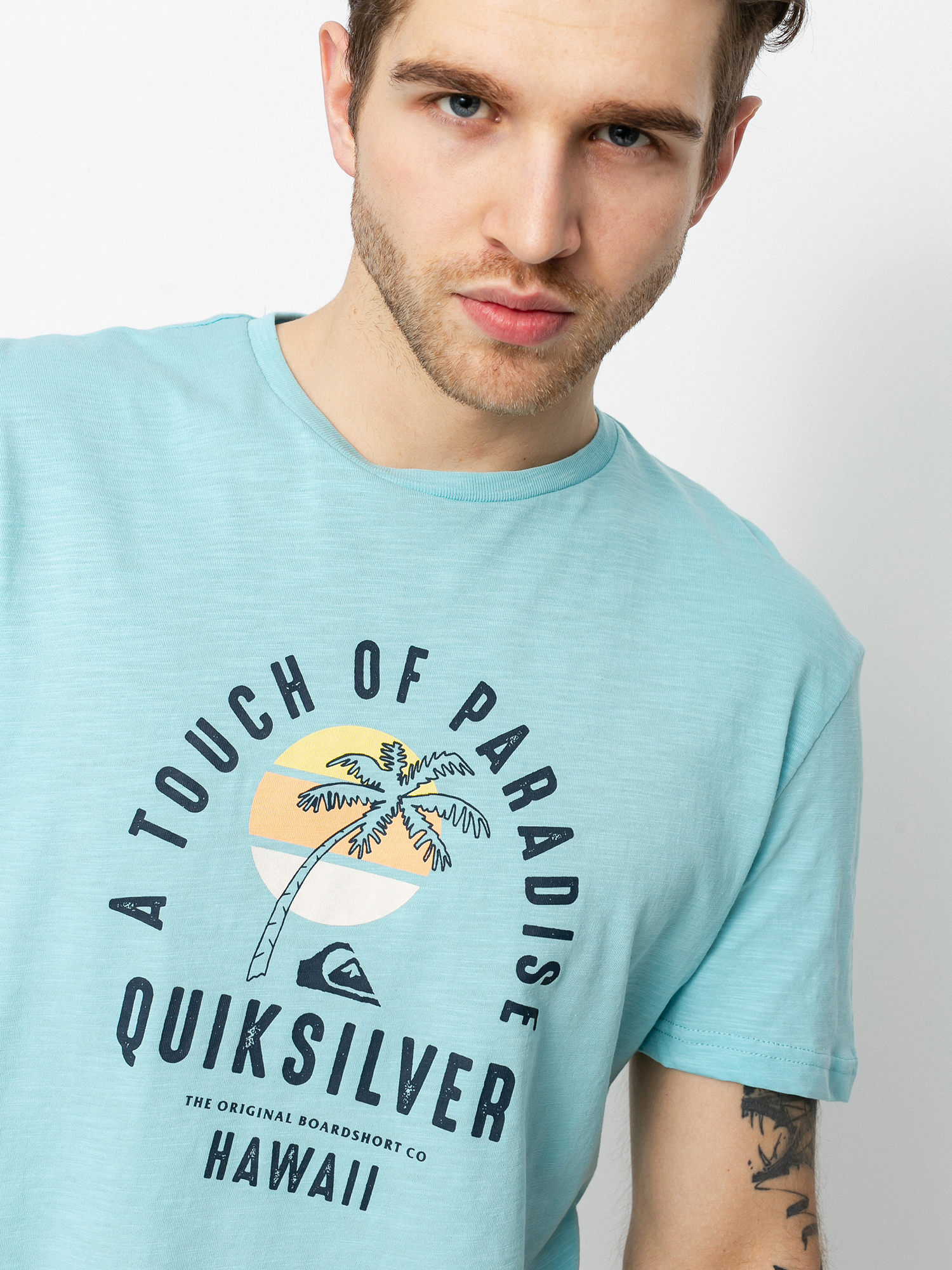 T-shirt Quiksilver Quiet Hour (gulf stream)