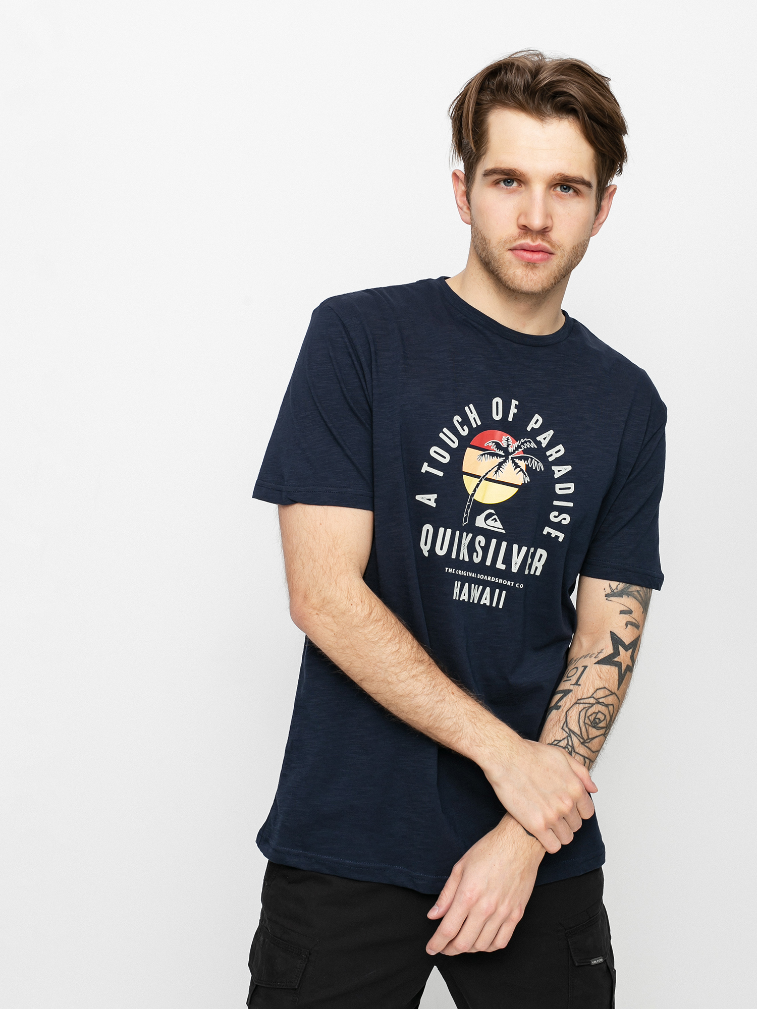 T-shirt Quiksilver Quiet Hour (navy blazer)