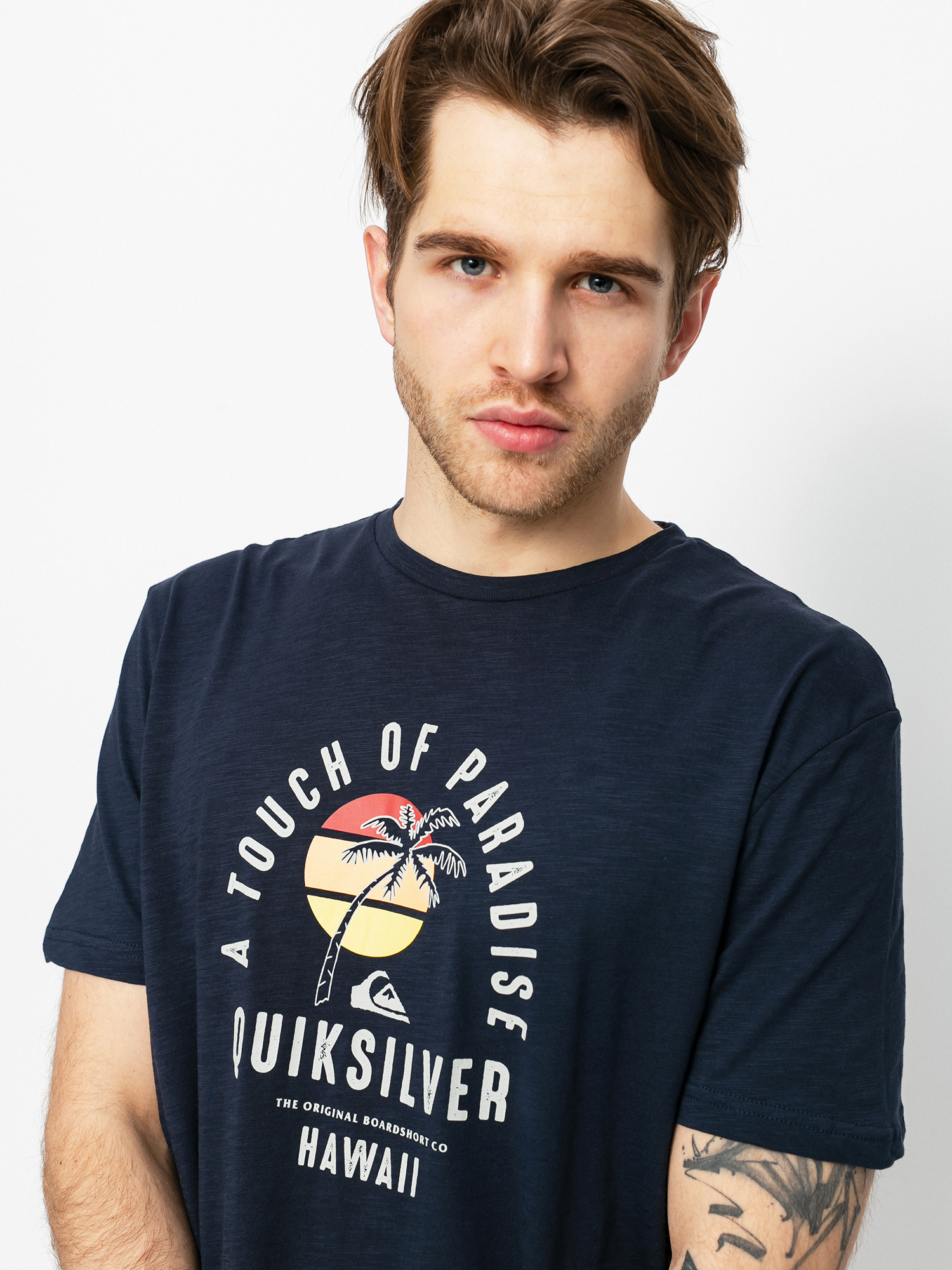 T-shirt Quiksilver Quiet Hour (navy blazer)