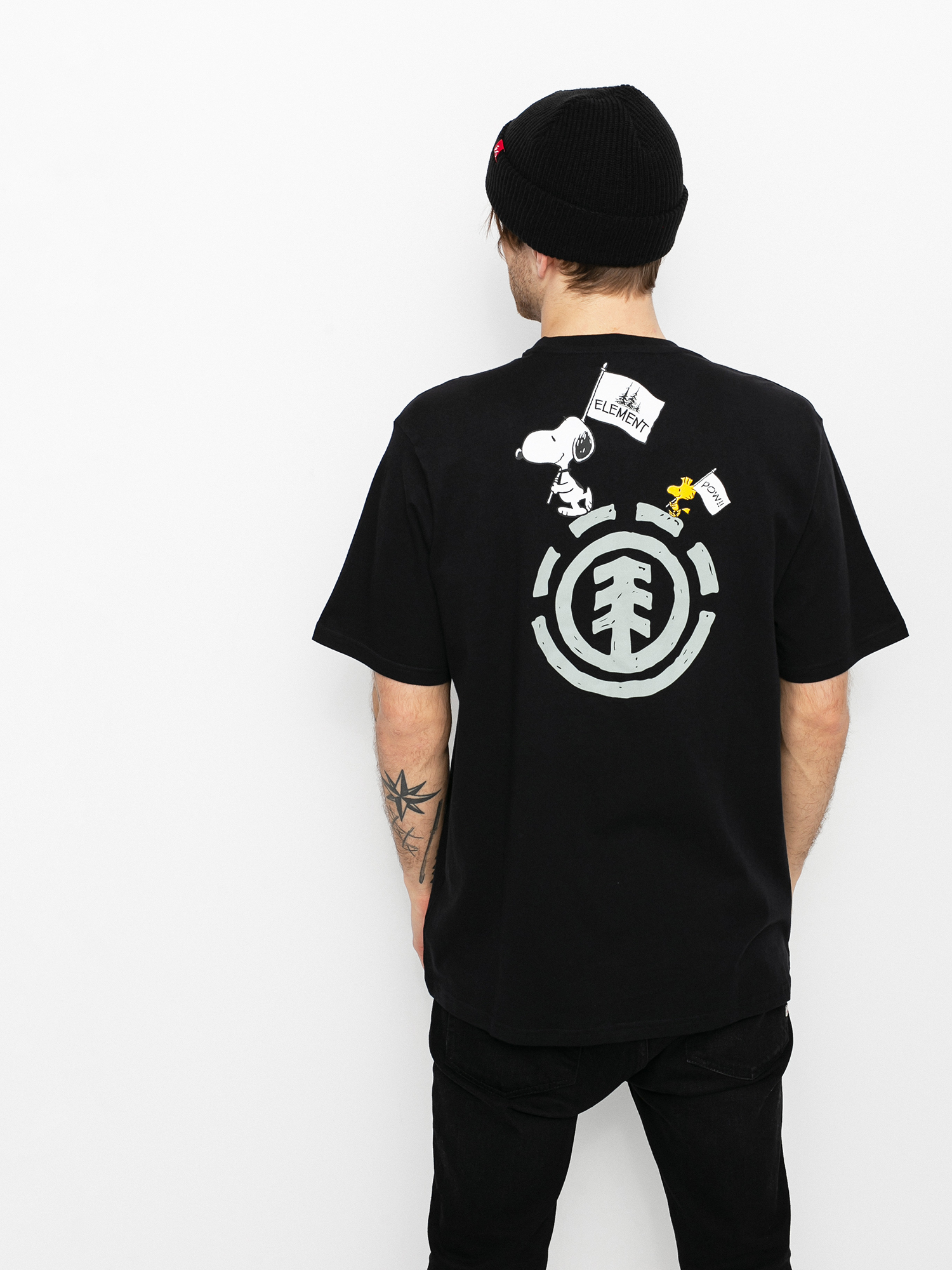 T-shirt Element Peanuts Slide (flint black)