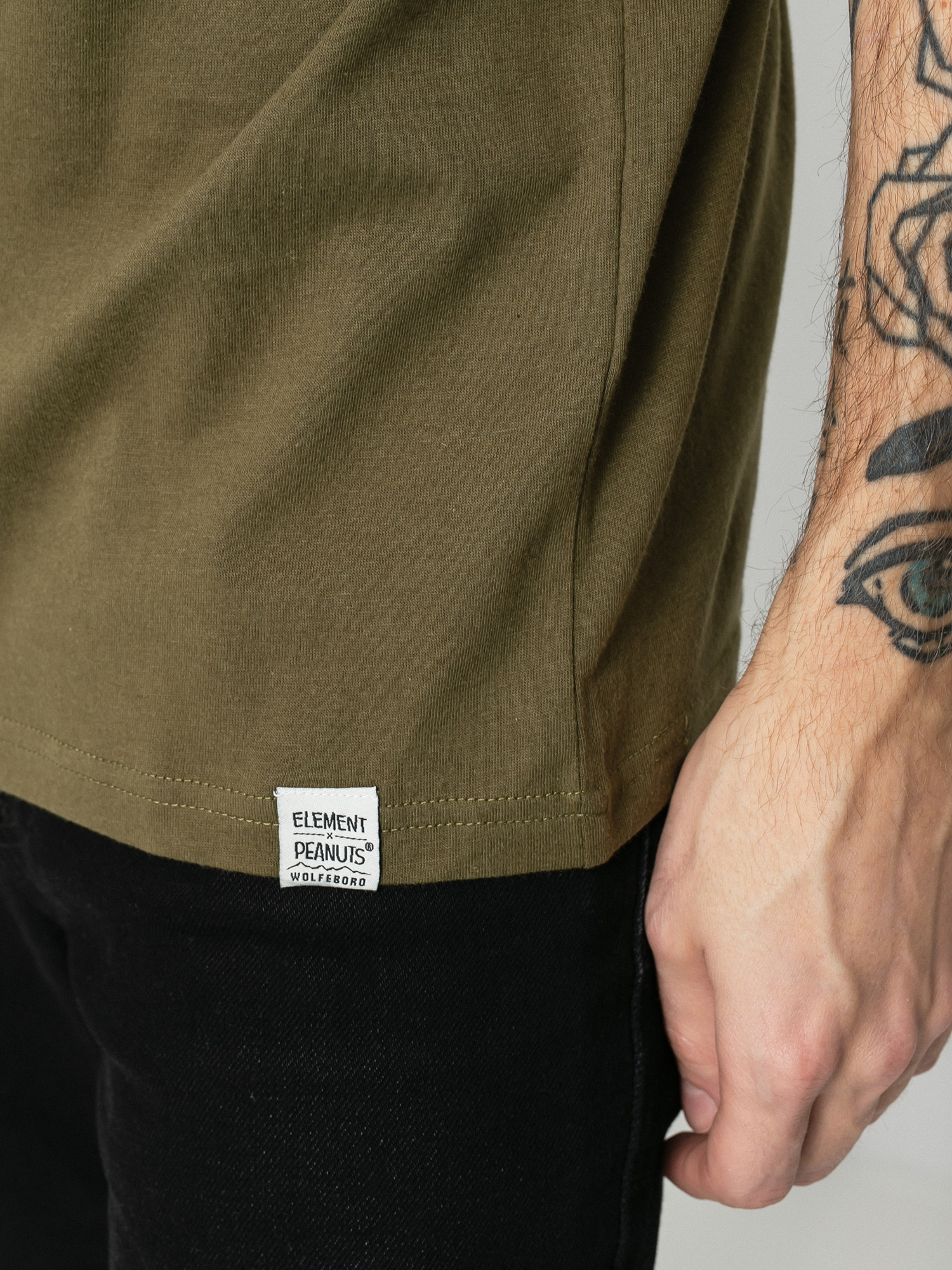 T-shirt Element Peanuts Camper (army)
