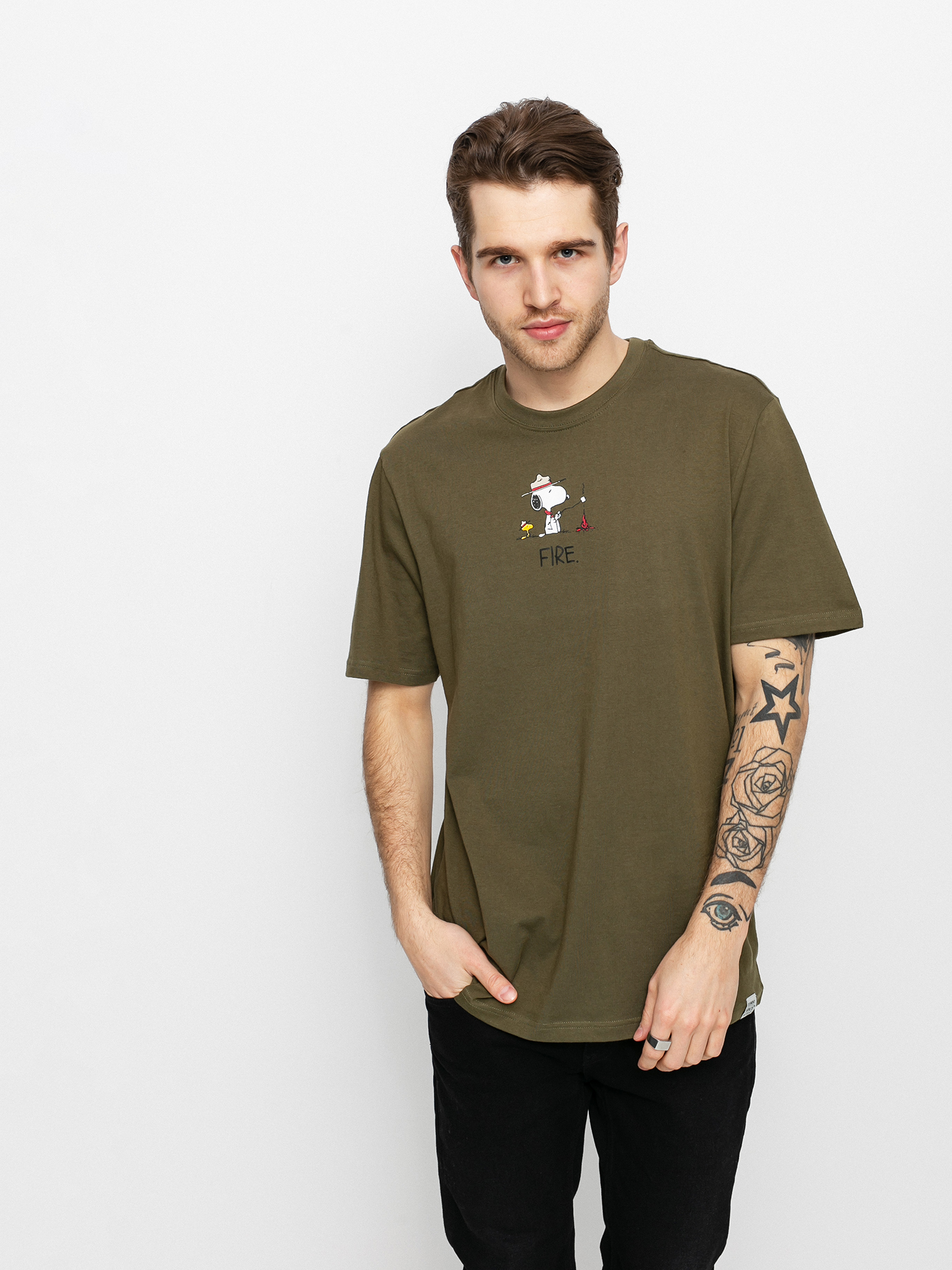 T-shirt Element Peanuts Element (army)
