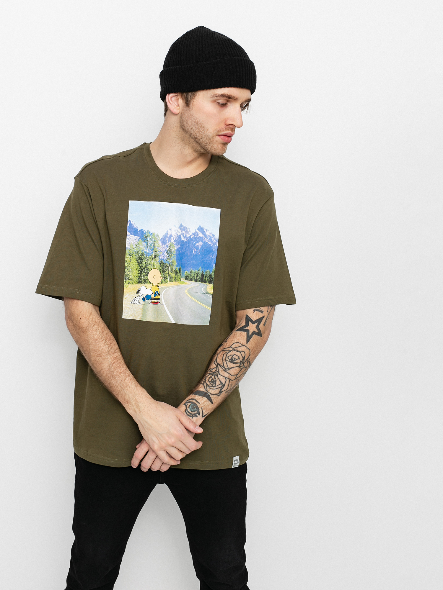 T-shirt Element Peanuts Adventure (army)
