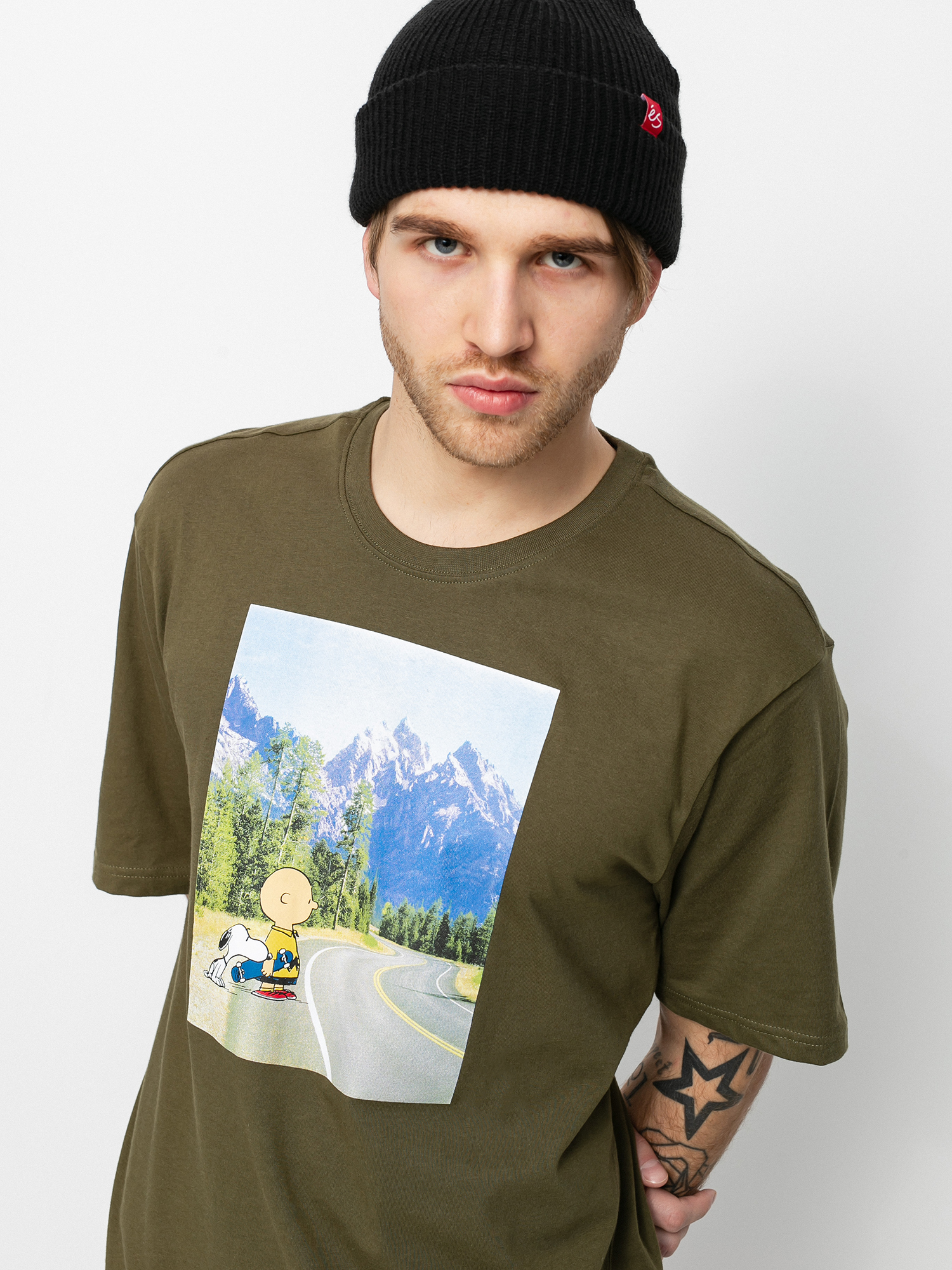 T-shirt Element Peanuts Adventure (army)