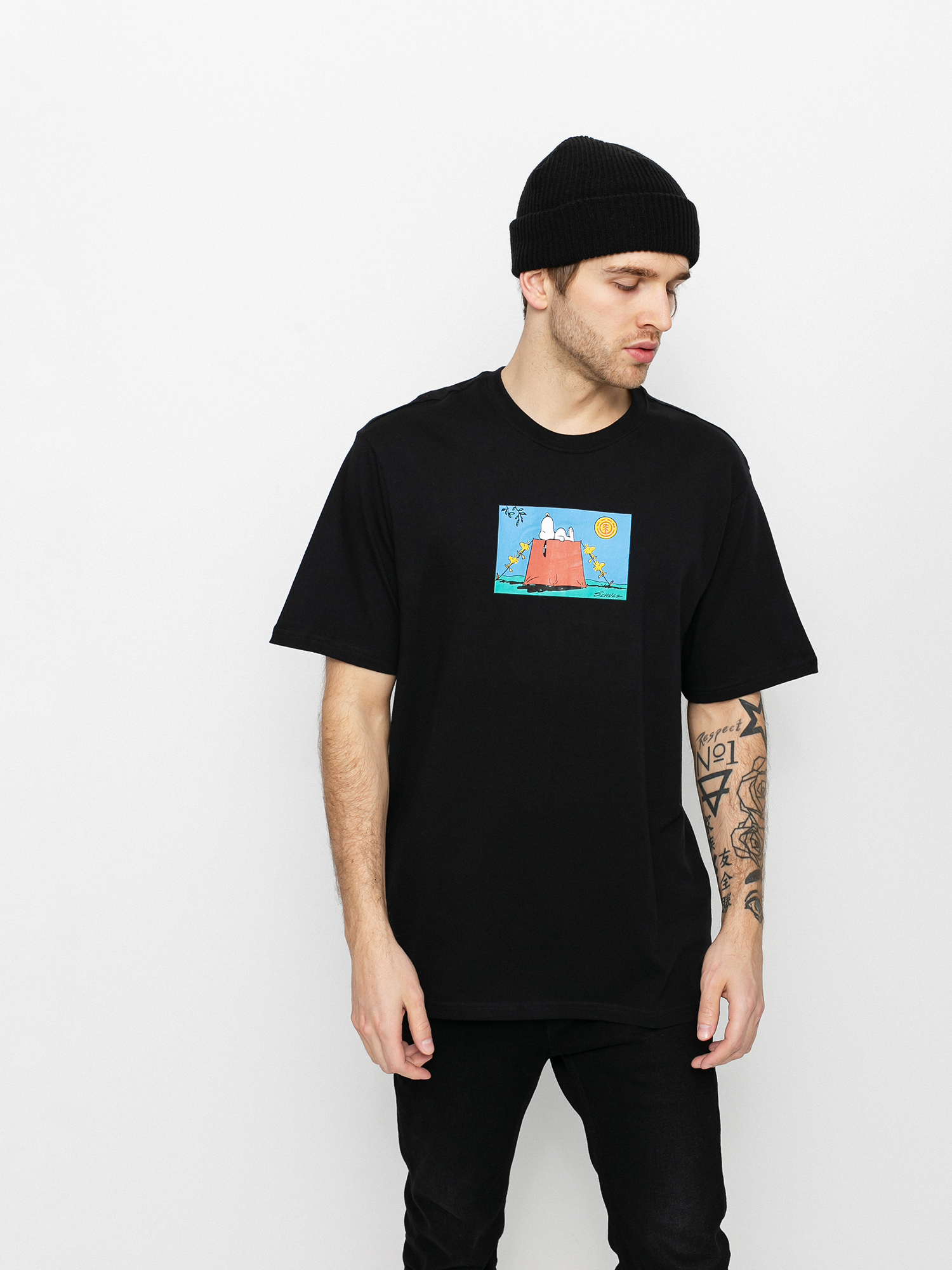 T-shirt Element Peanuts Zzz (flint black)