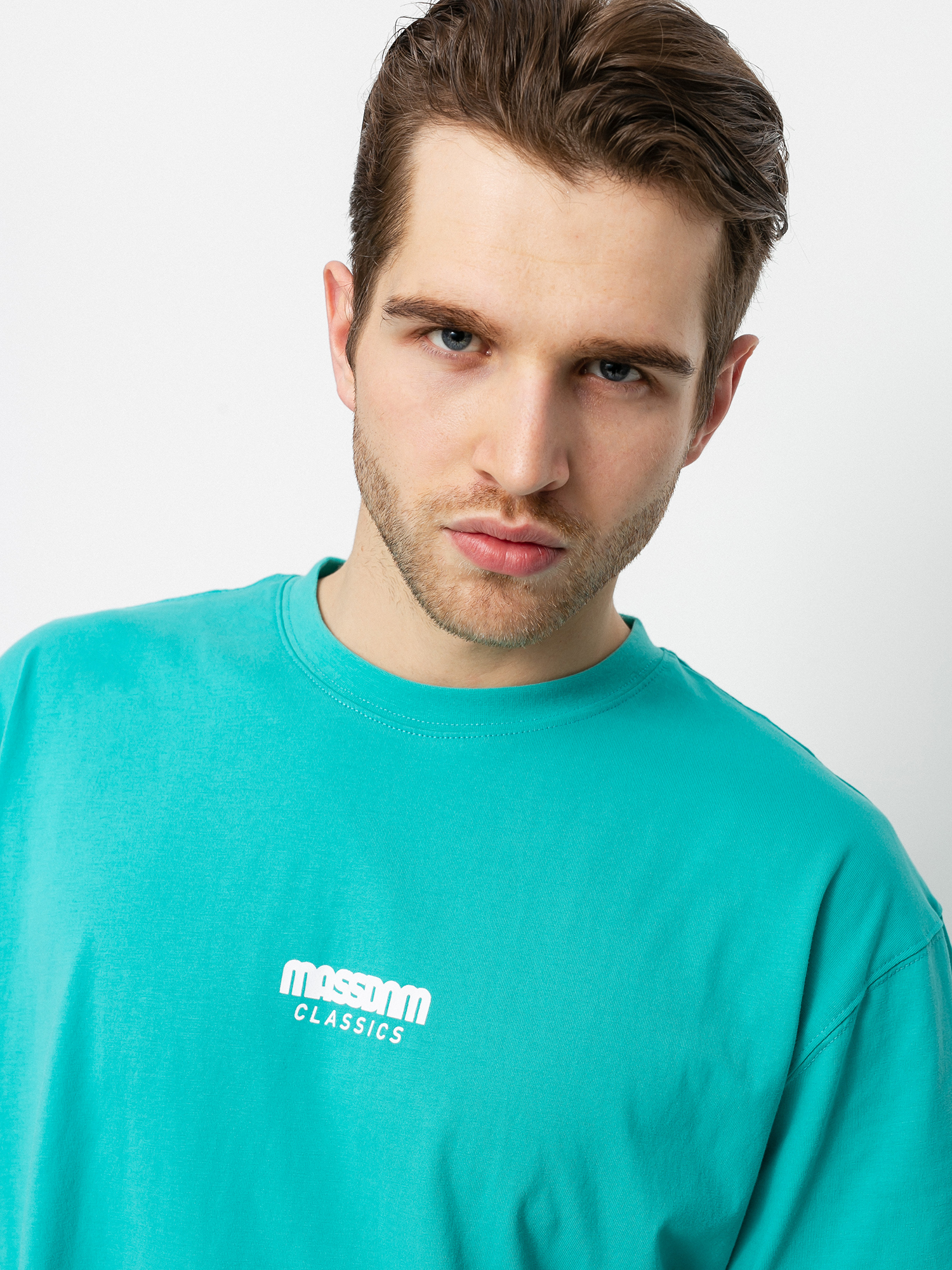 T-shirt MassDnm Classics Small Logo (turquoise)