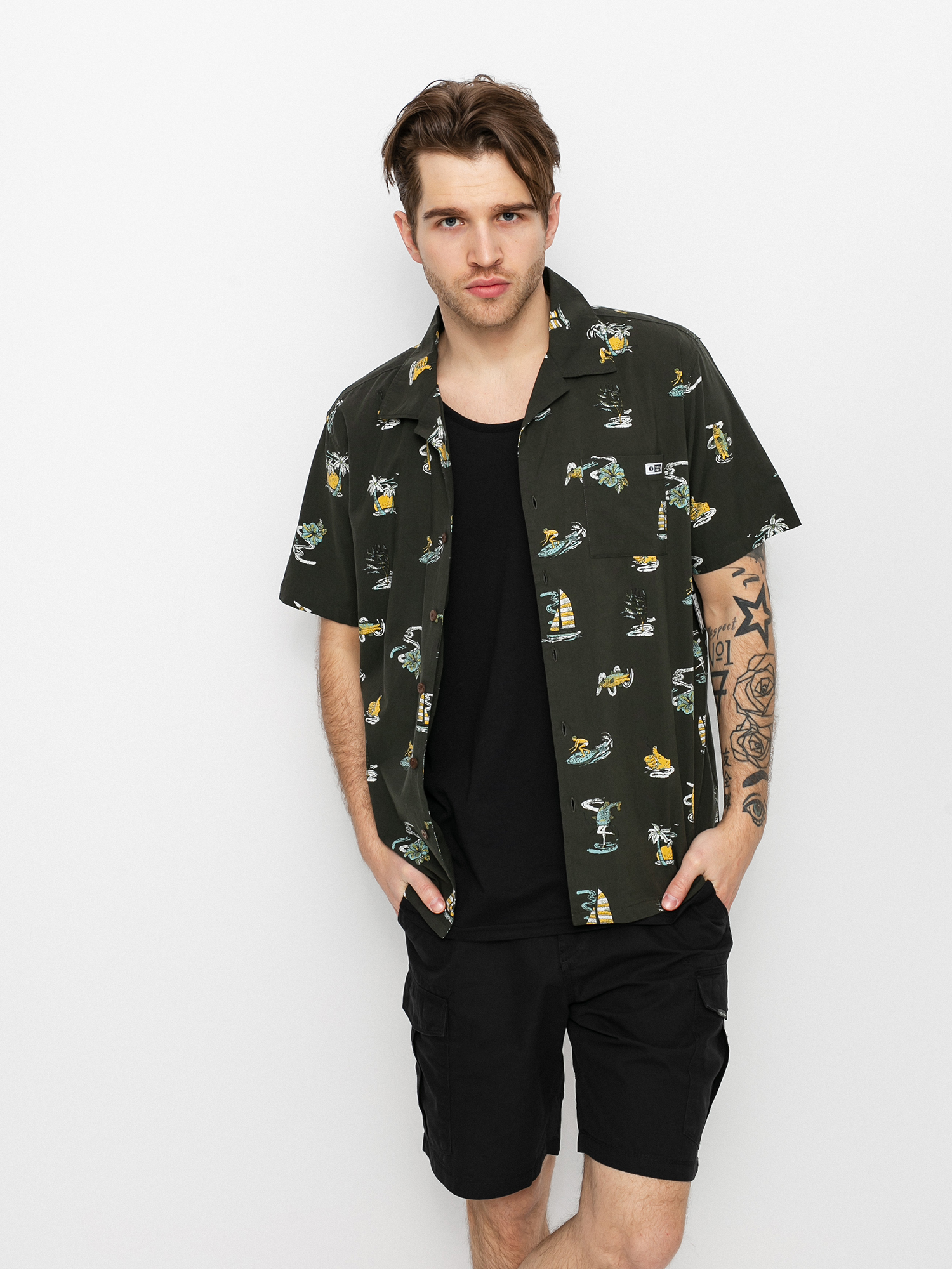 Koszula Salty Crew Island Daze (black)