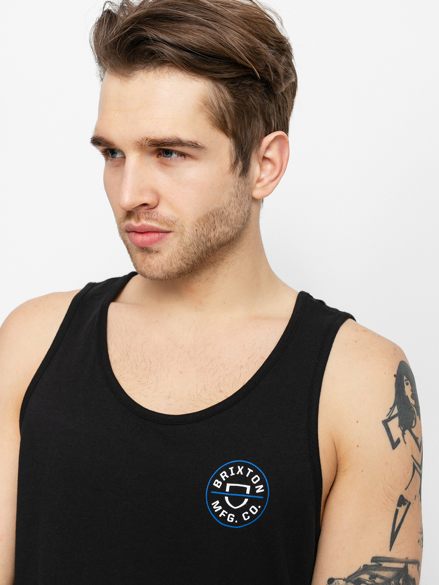 Koszulka Brixton Crest (black/royal)