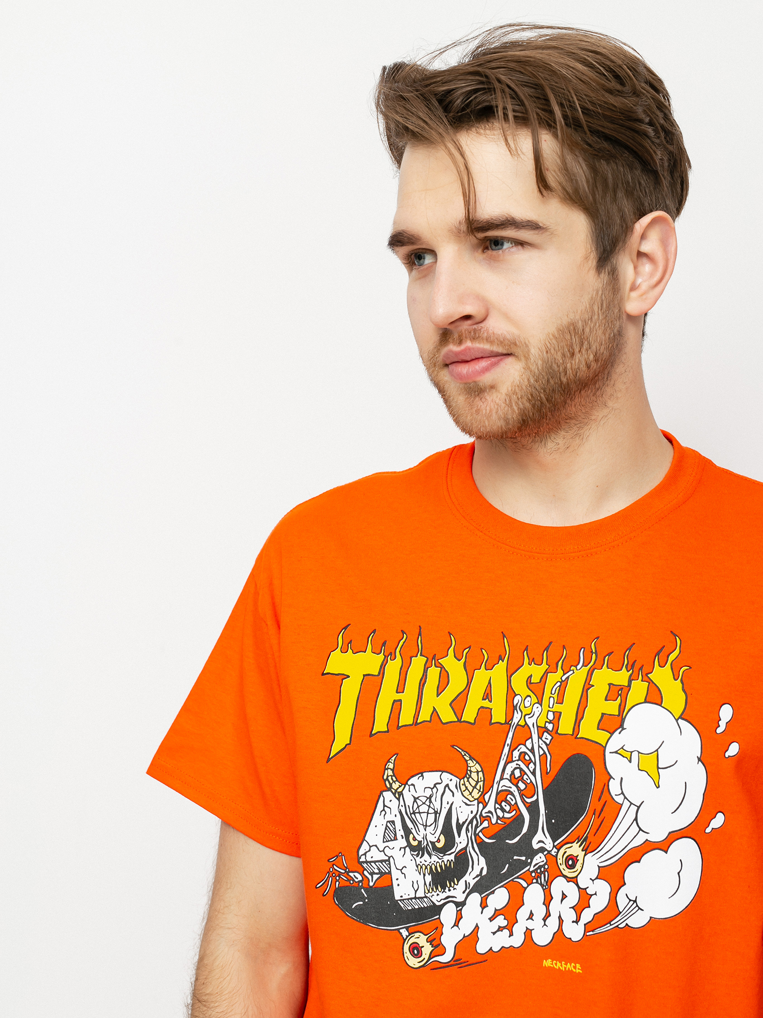 T-shirt Thrasher 40 Years Neckface (orange)