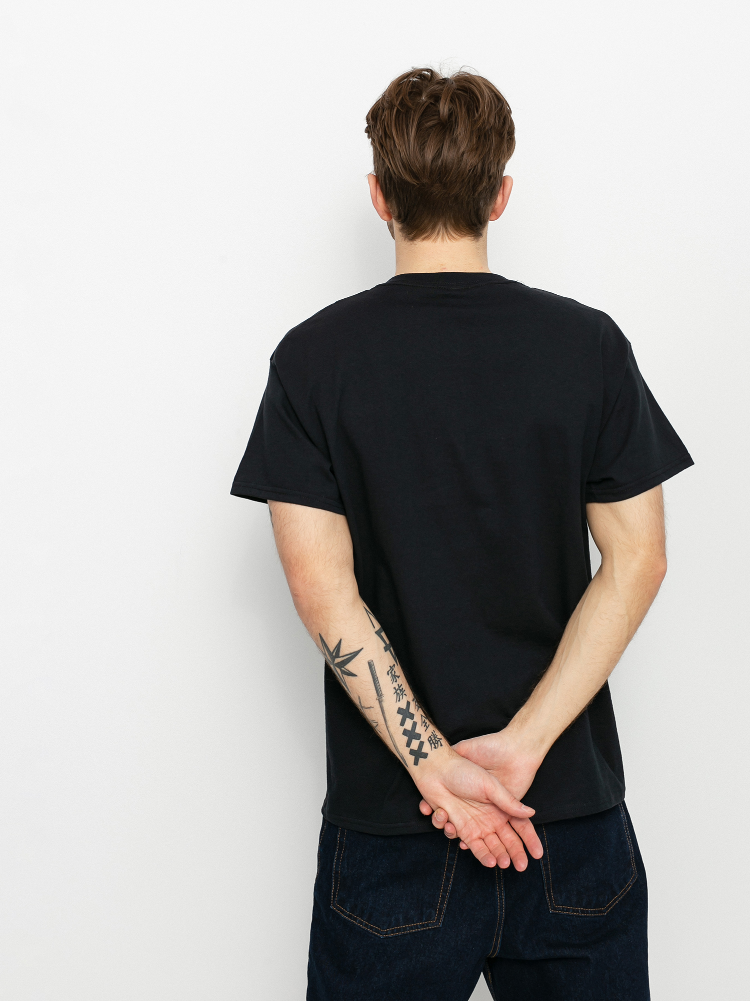 T-shirt Thrasher Outlined (black/black)