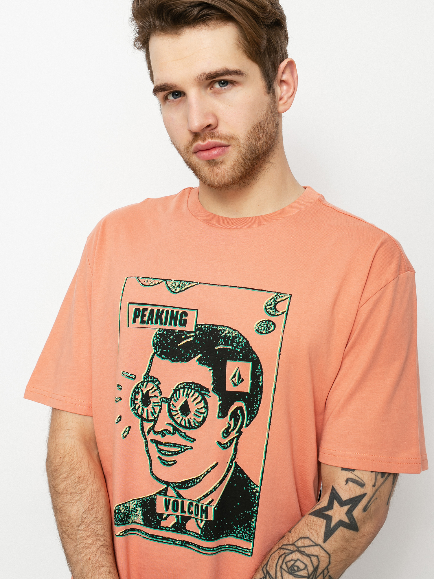 T-shirt Volcom Peaking (clay orange)
