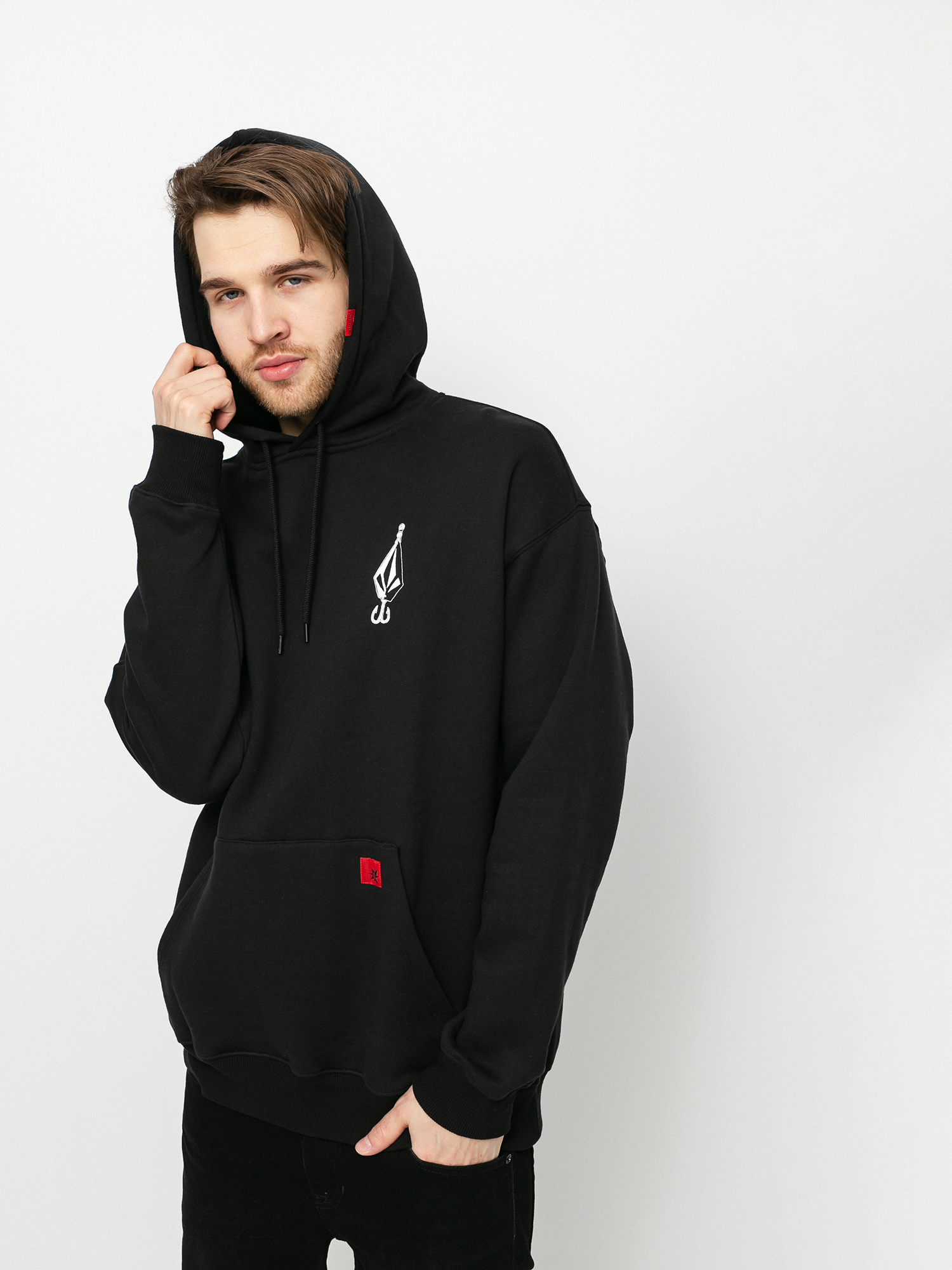 Bluza z kapturem Volcom Loose Trucks HD (black)