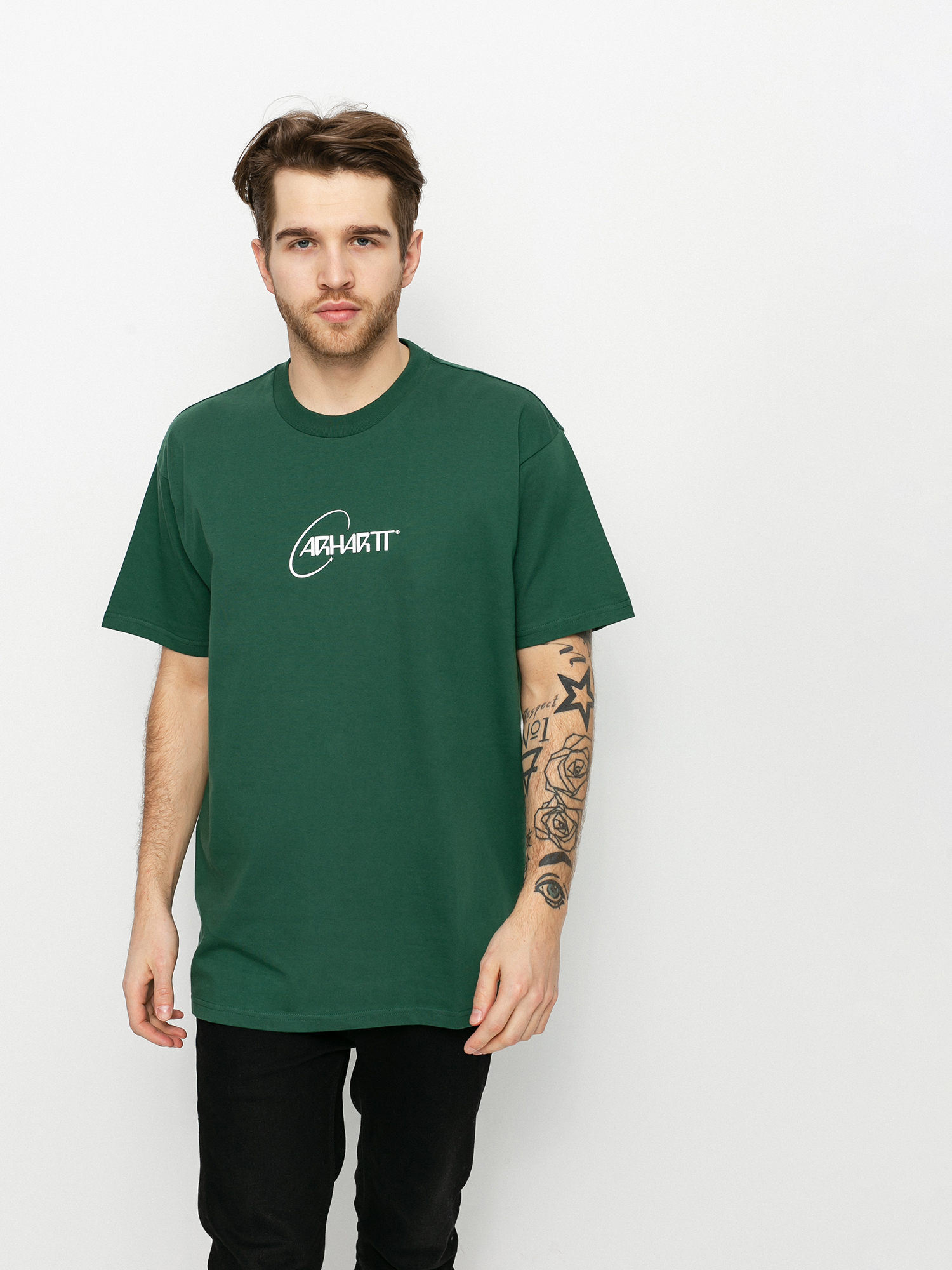 T-shirt Carhartt WIP Orbit (treehouse/white)