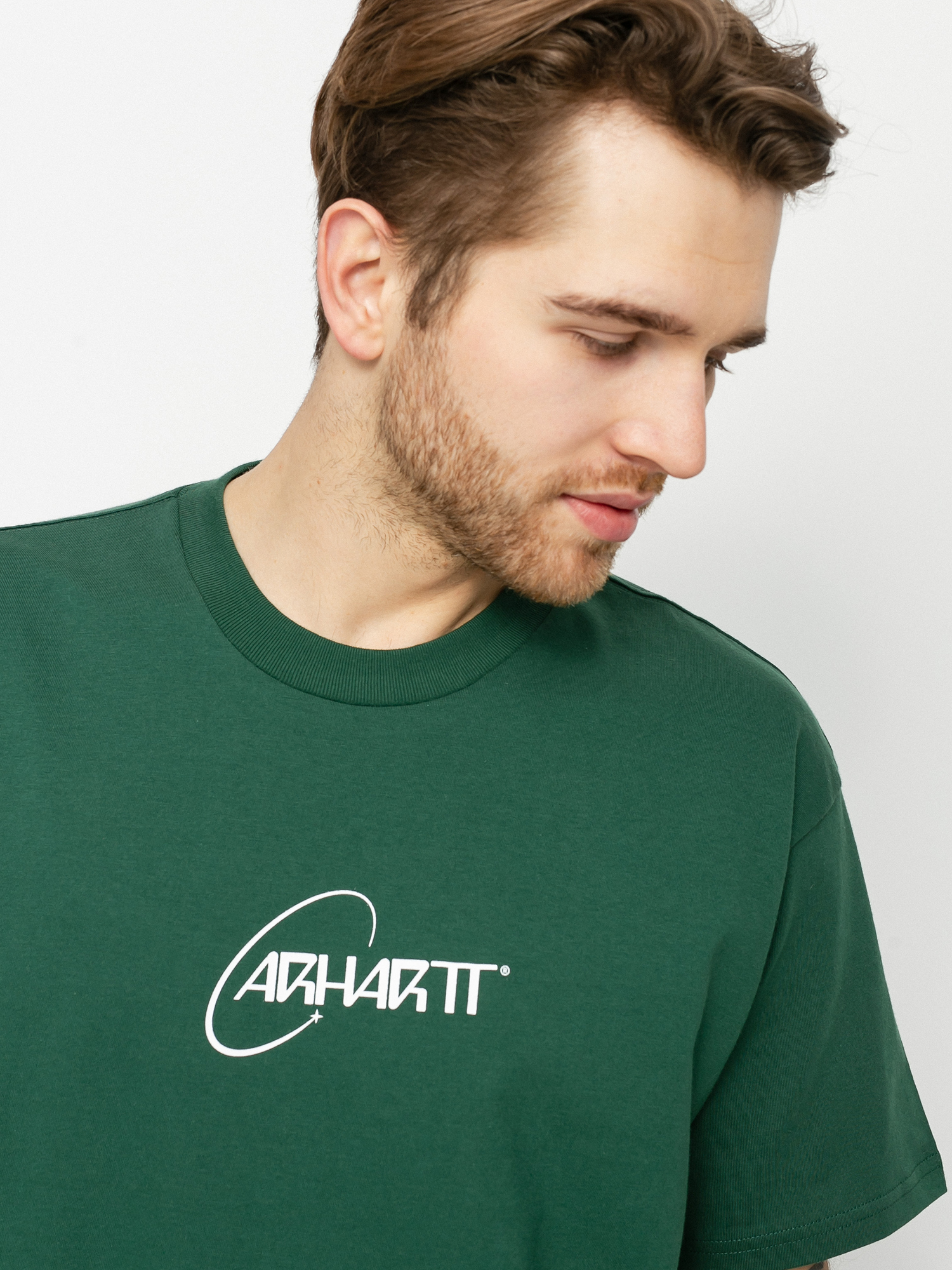 T-shirt Carhartt WIP Orbit (treehouse/white)