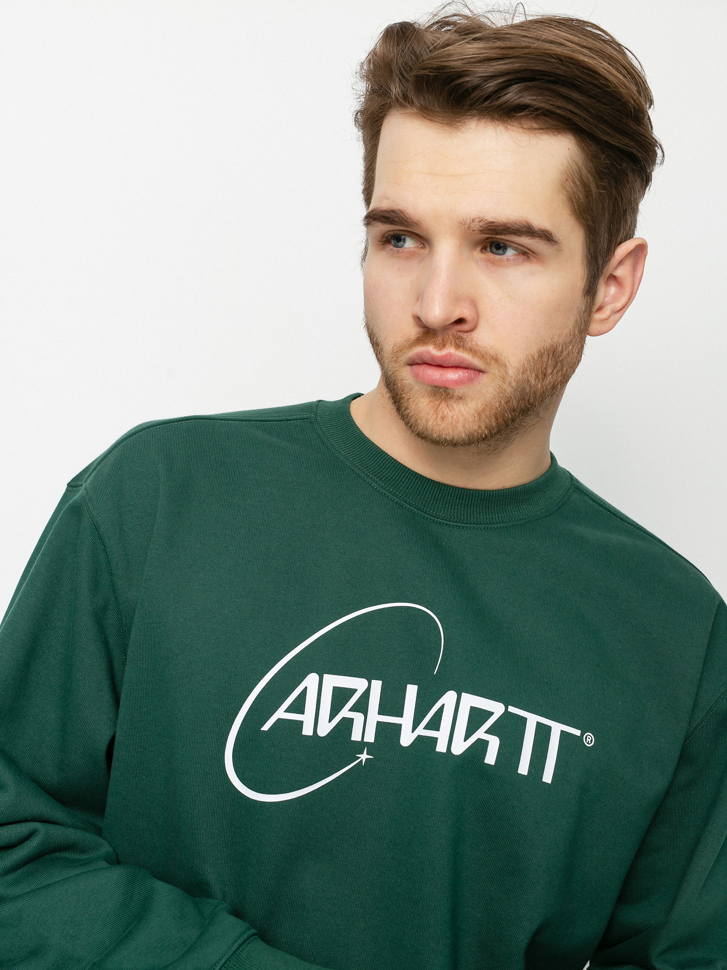 Bluza Carhartt WIP Orbit (treehouse/white)