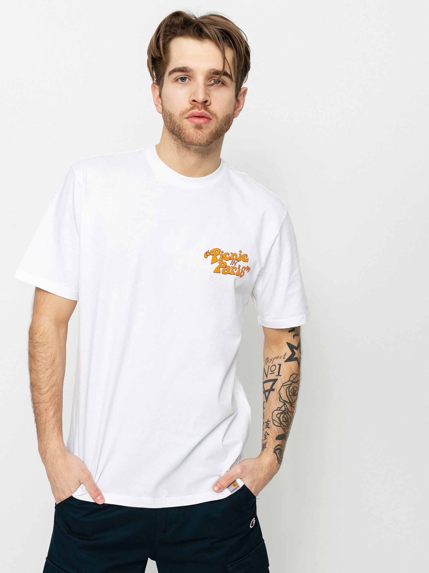 T-shirt Carhartt WIP Picnic In Paris (white)