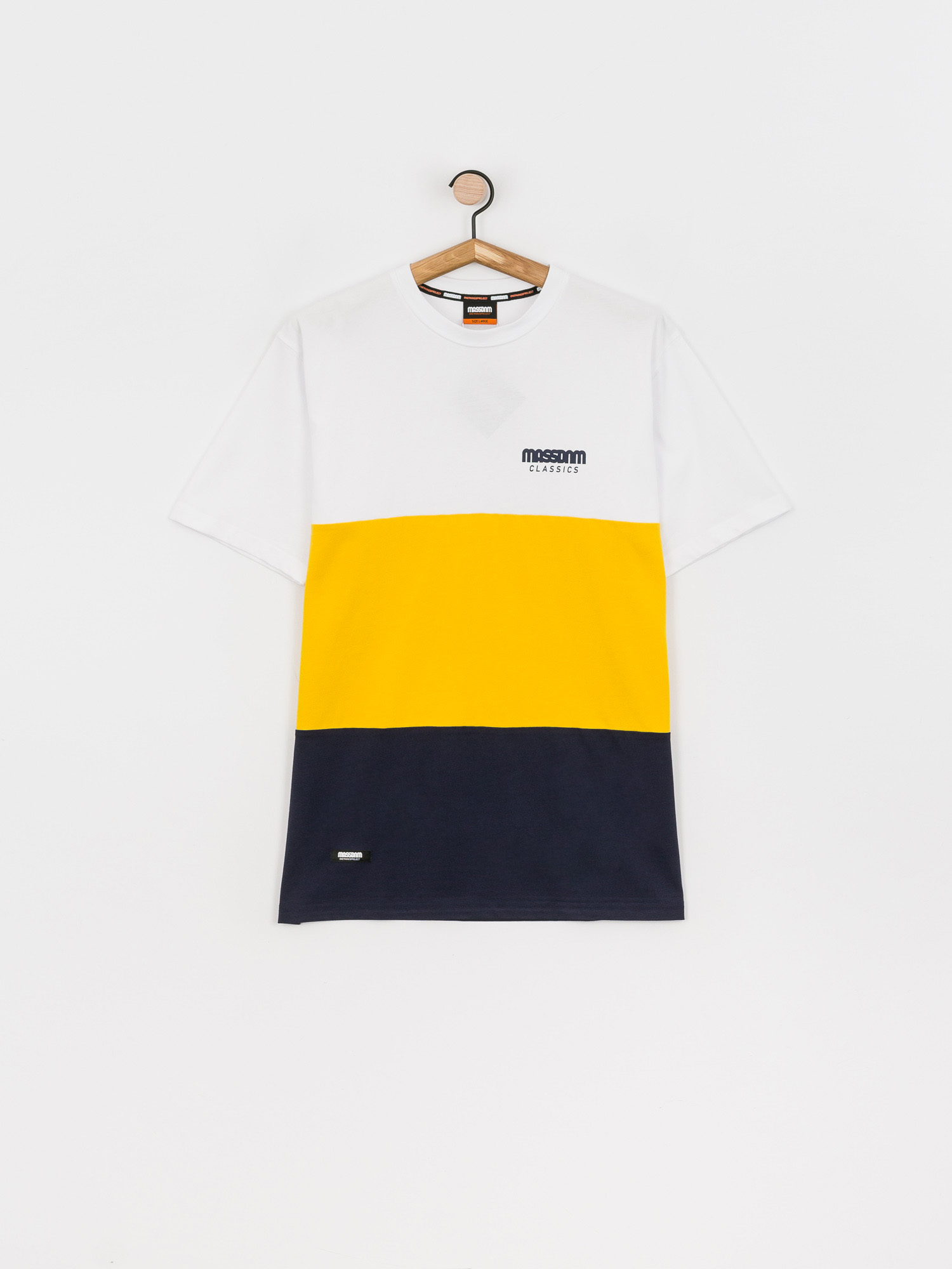 T-shirt MassDnm Zone (white/gold/navy)