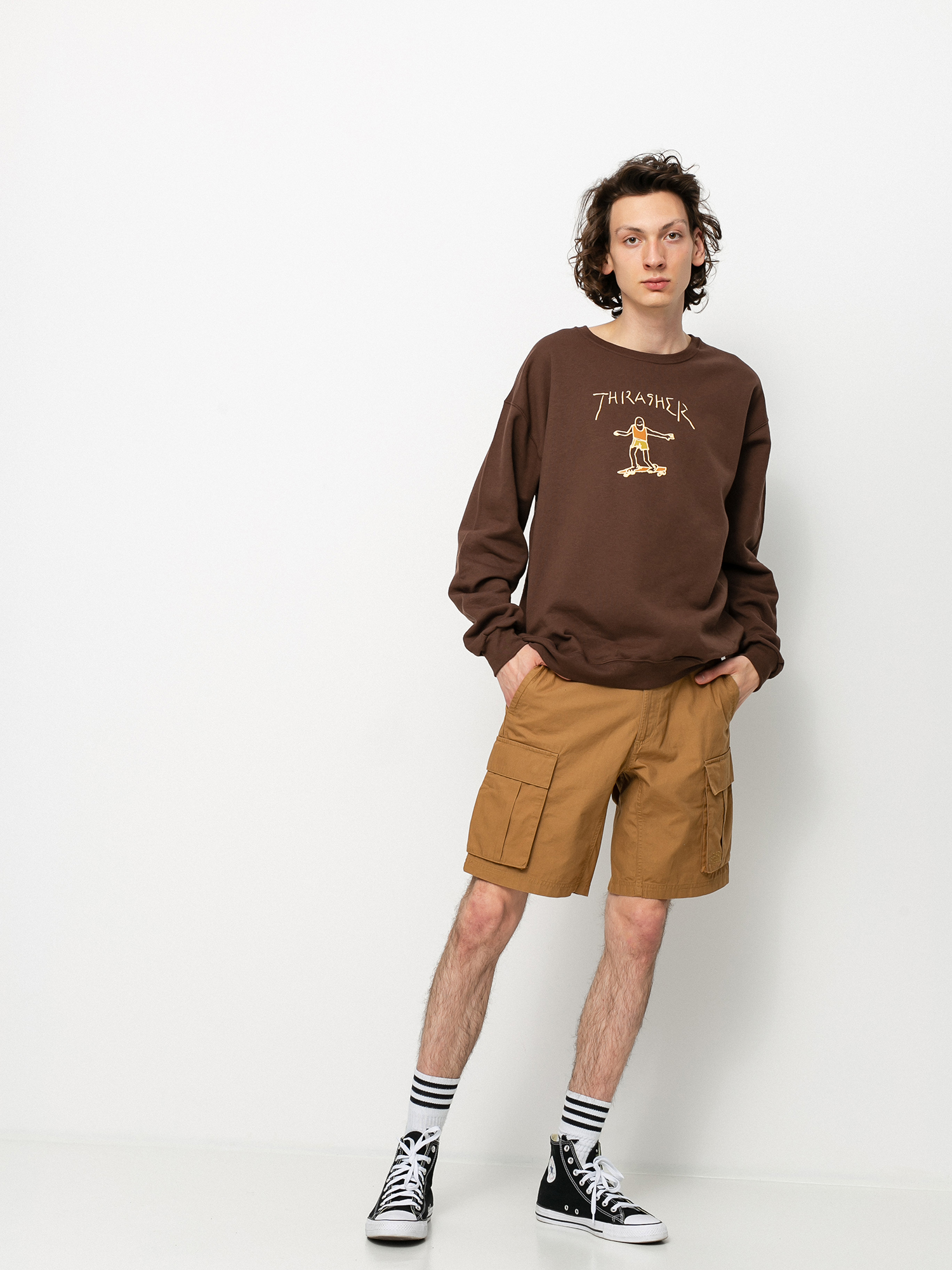Bluza Thrasher Gonzo Logo (dark chocolate)