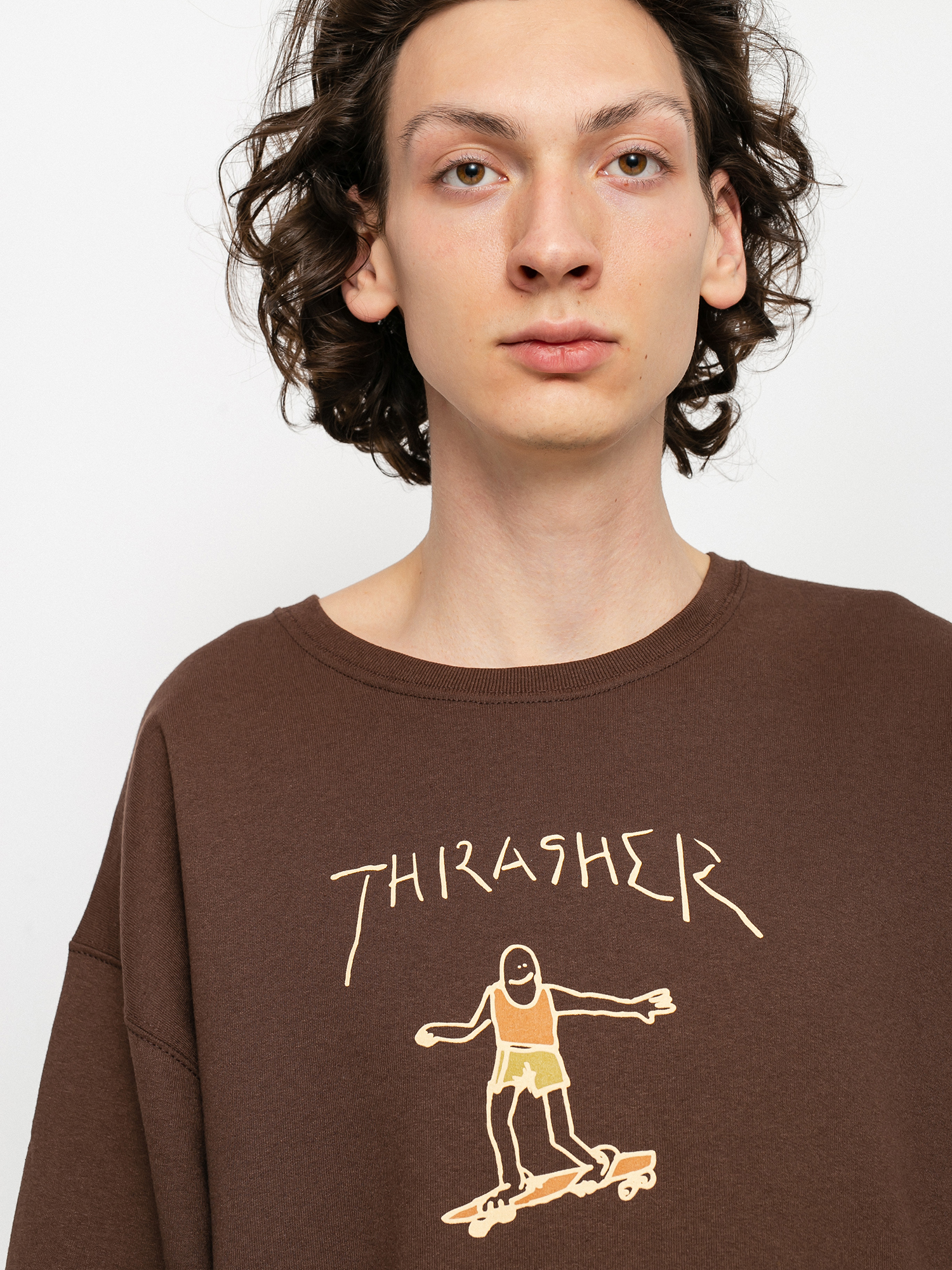 Bluza Thrasher Gonzo Logo (dark chocolate)