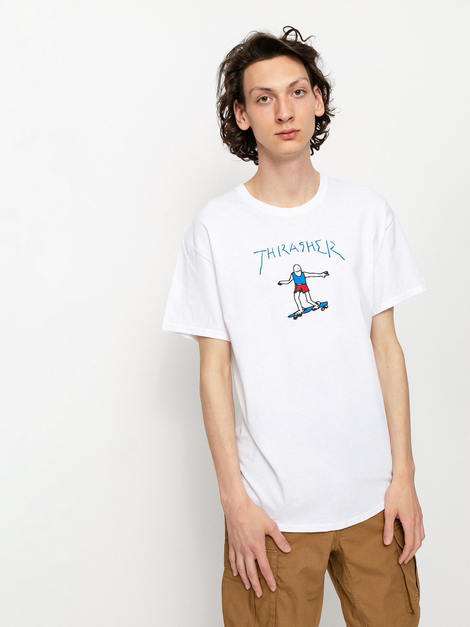 T-shirt Thrasher Gonz Logo (white)