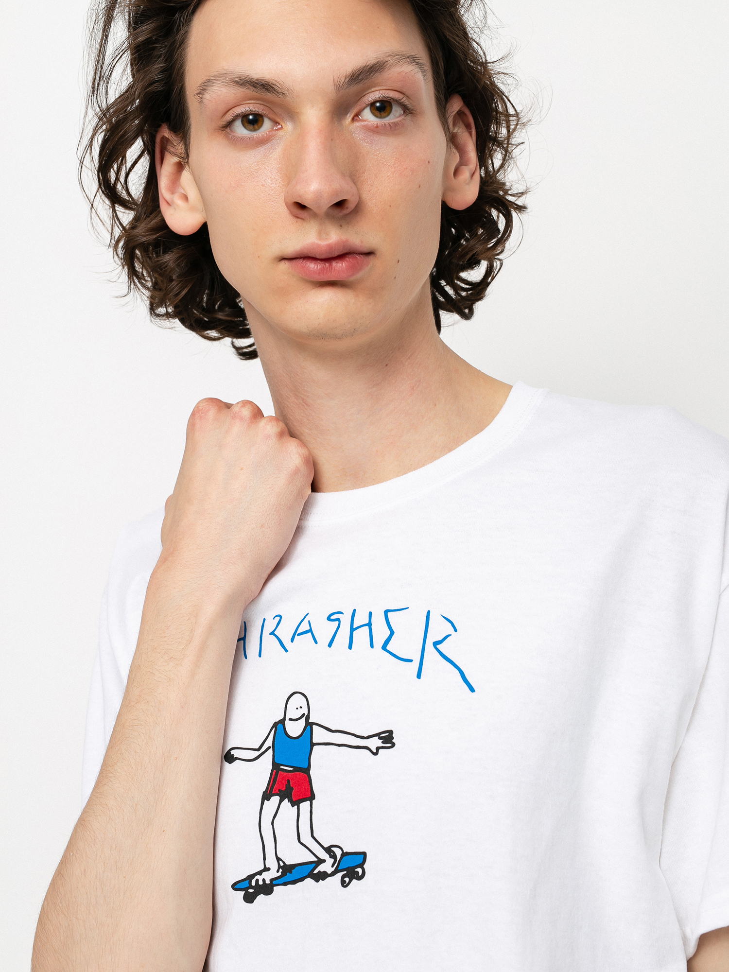 T-shirt Thrasher Gonz Logo (white)