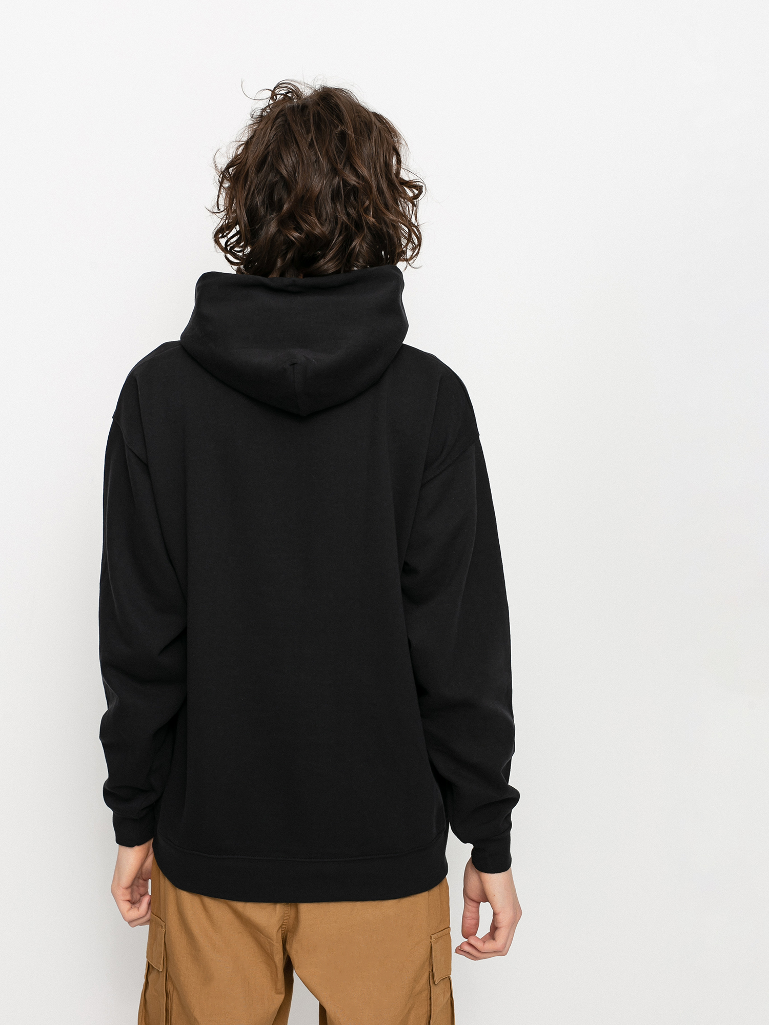 Bluza z kapturem Thrasher Flame HD (black/blue)
