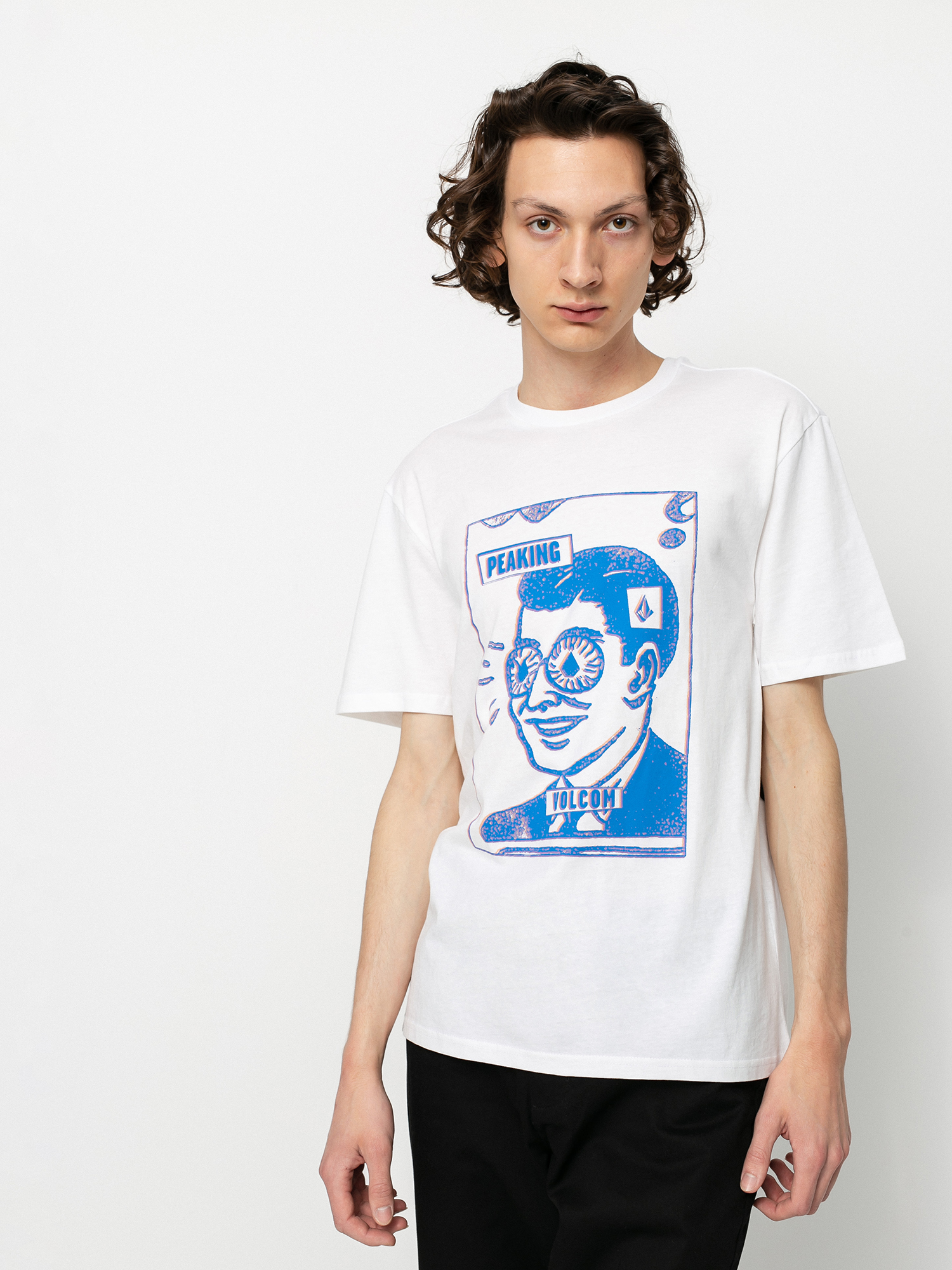 T-shirt Volcom Peaking (white)