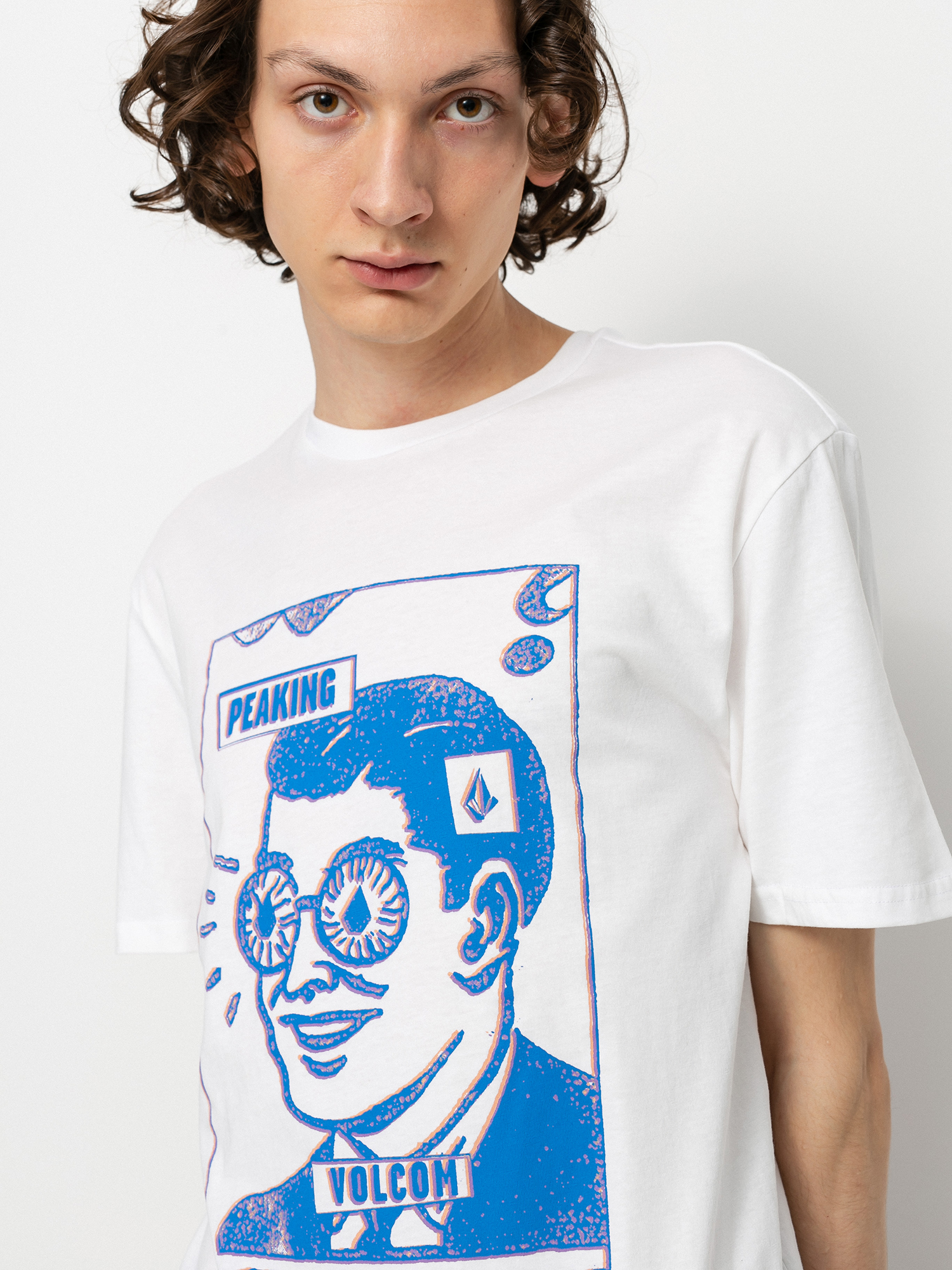 T-shirt Volcom Peaking (white)