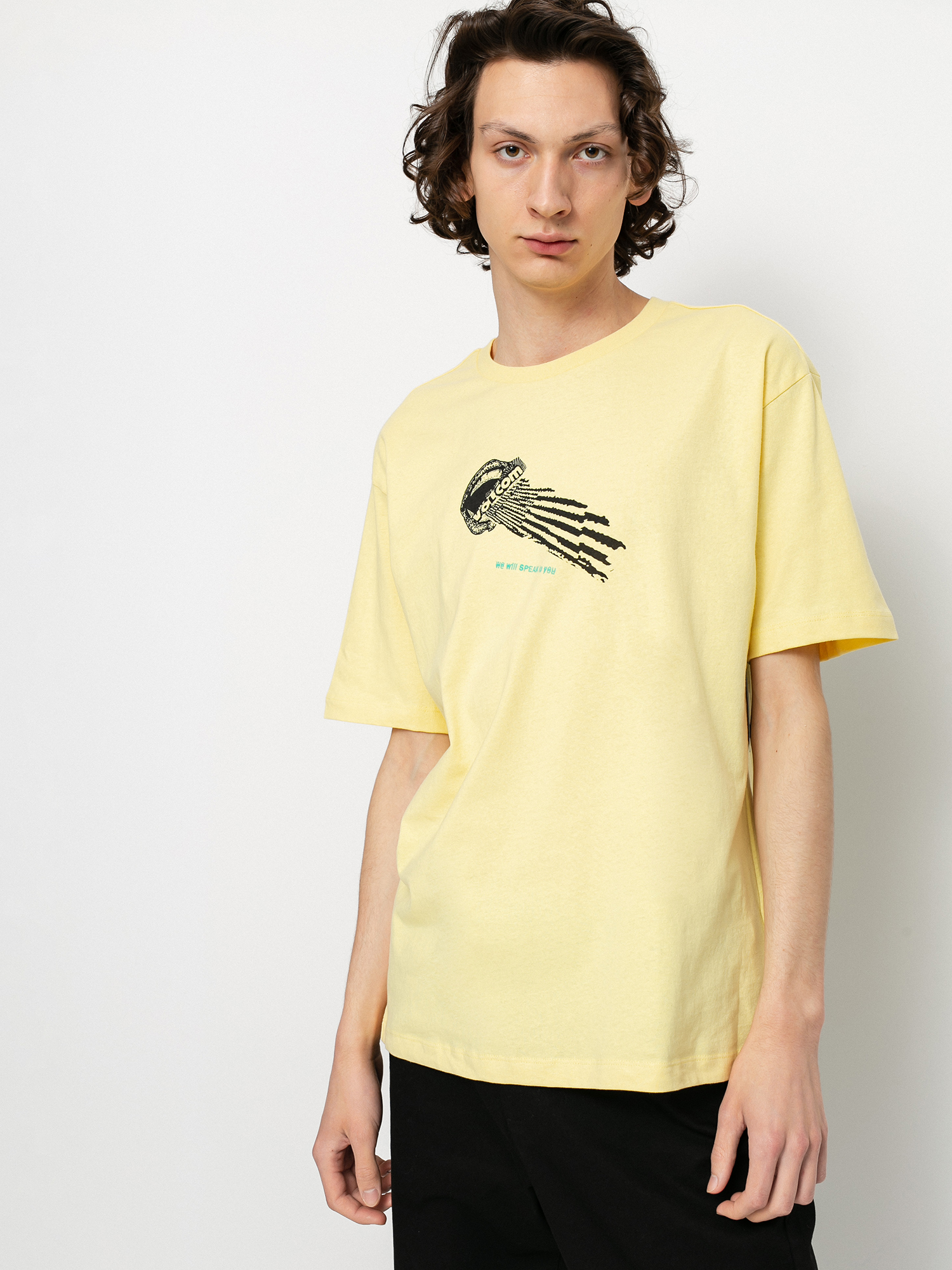 T-shirt Volcom Stone Face (dawn yellow)