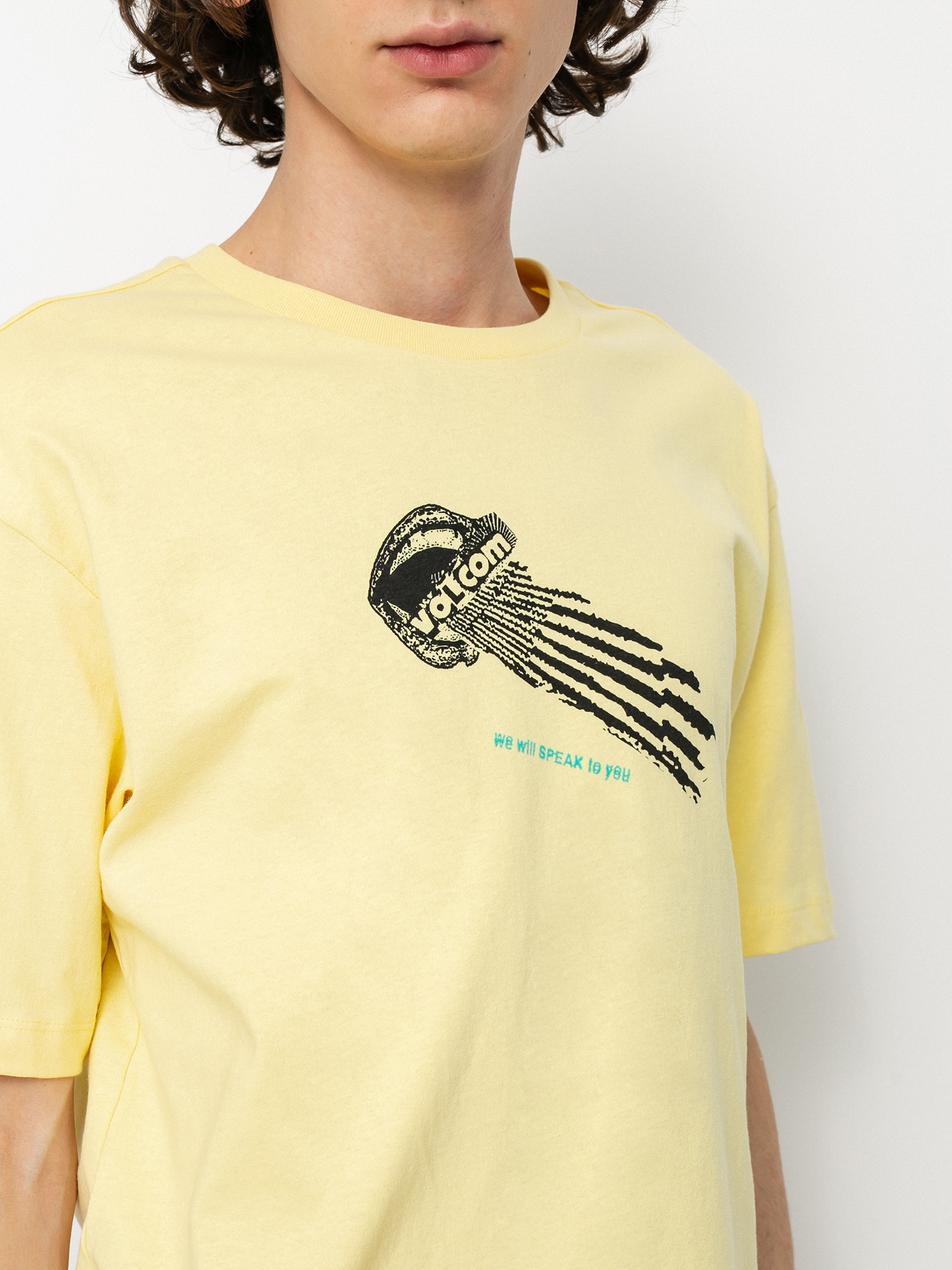 T-shirt Volcom Stone Face (dawn yellow)