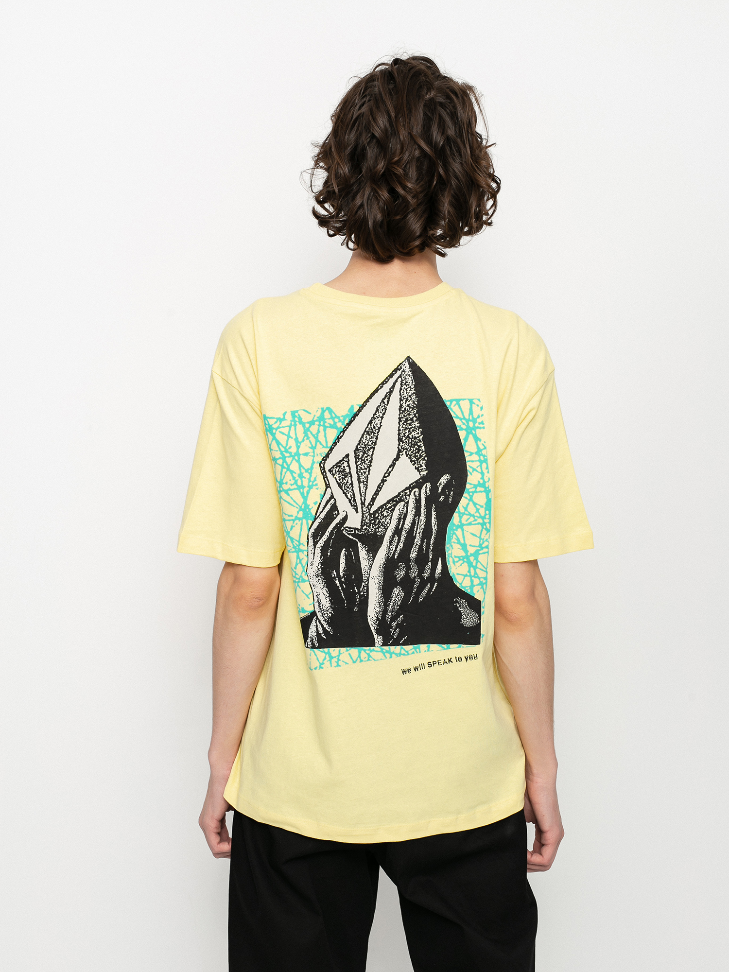 T-shirt Volcom Stone Face (dawn yellow)
