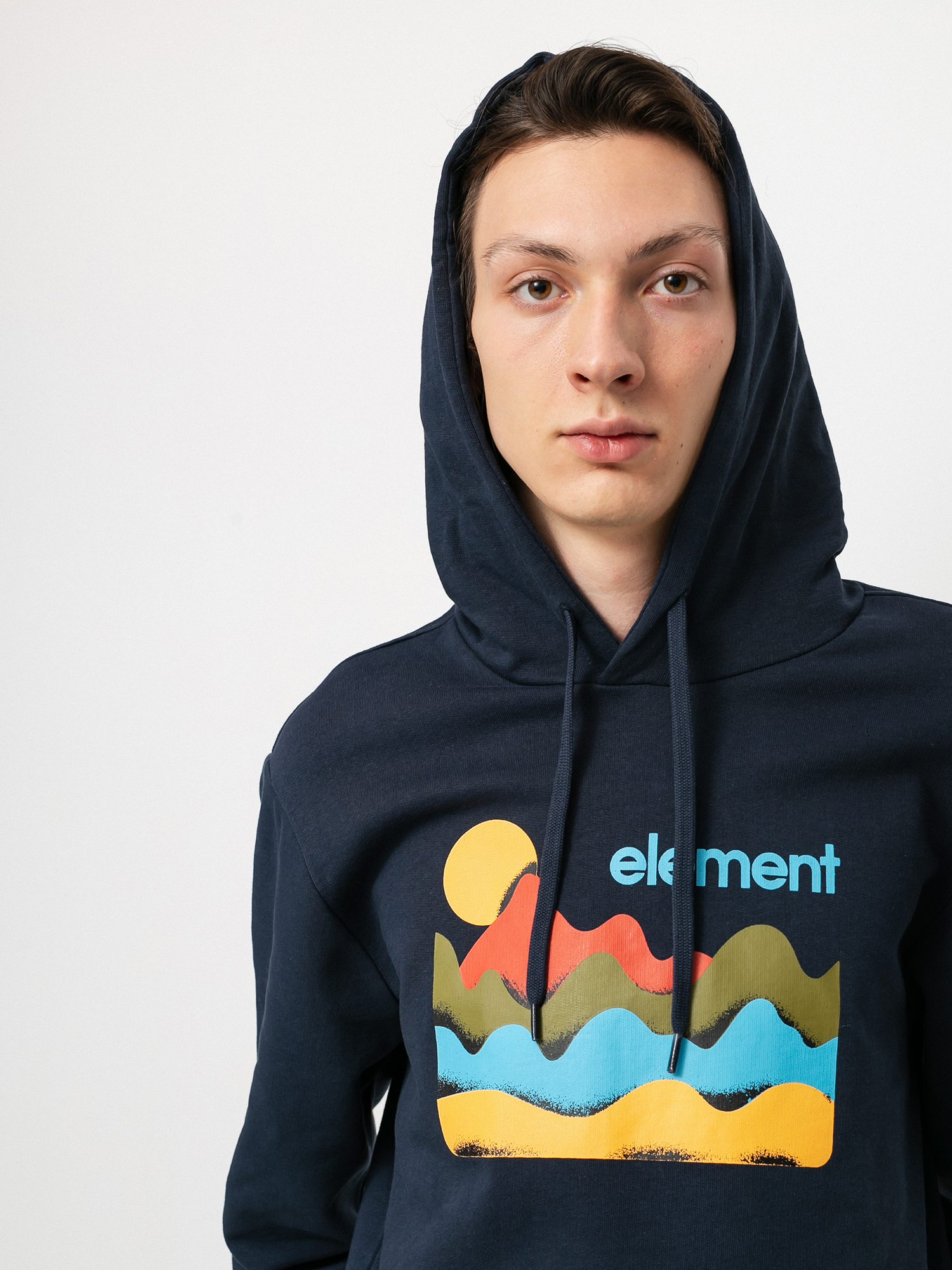Bluza z kapturem Element Baskin HD (eclipse navy)