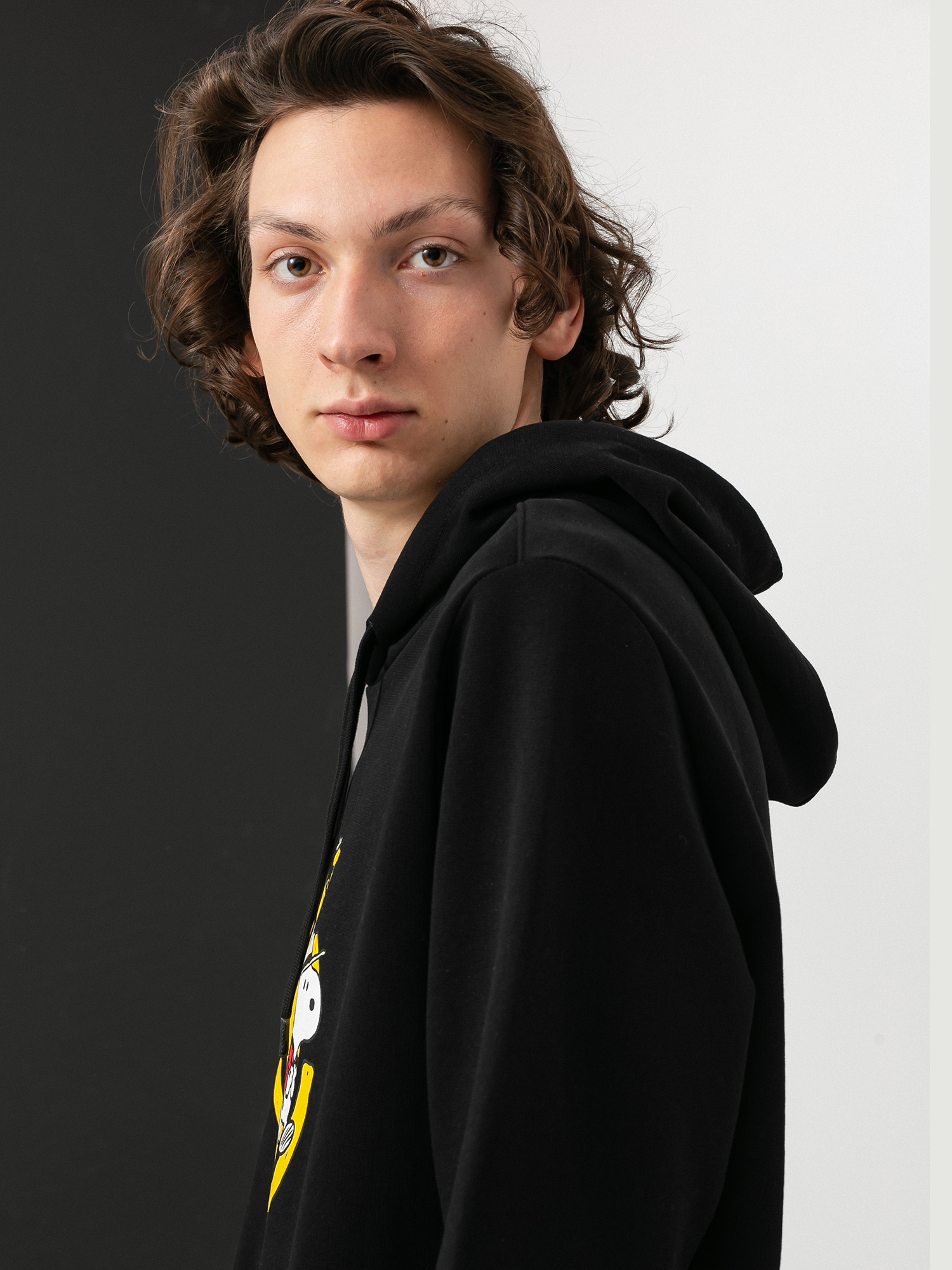 Bluza z kapturem Element Peanuts Emerge HD (flint black)