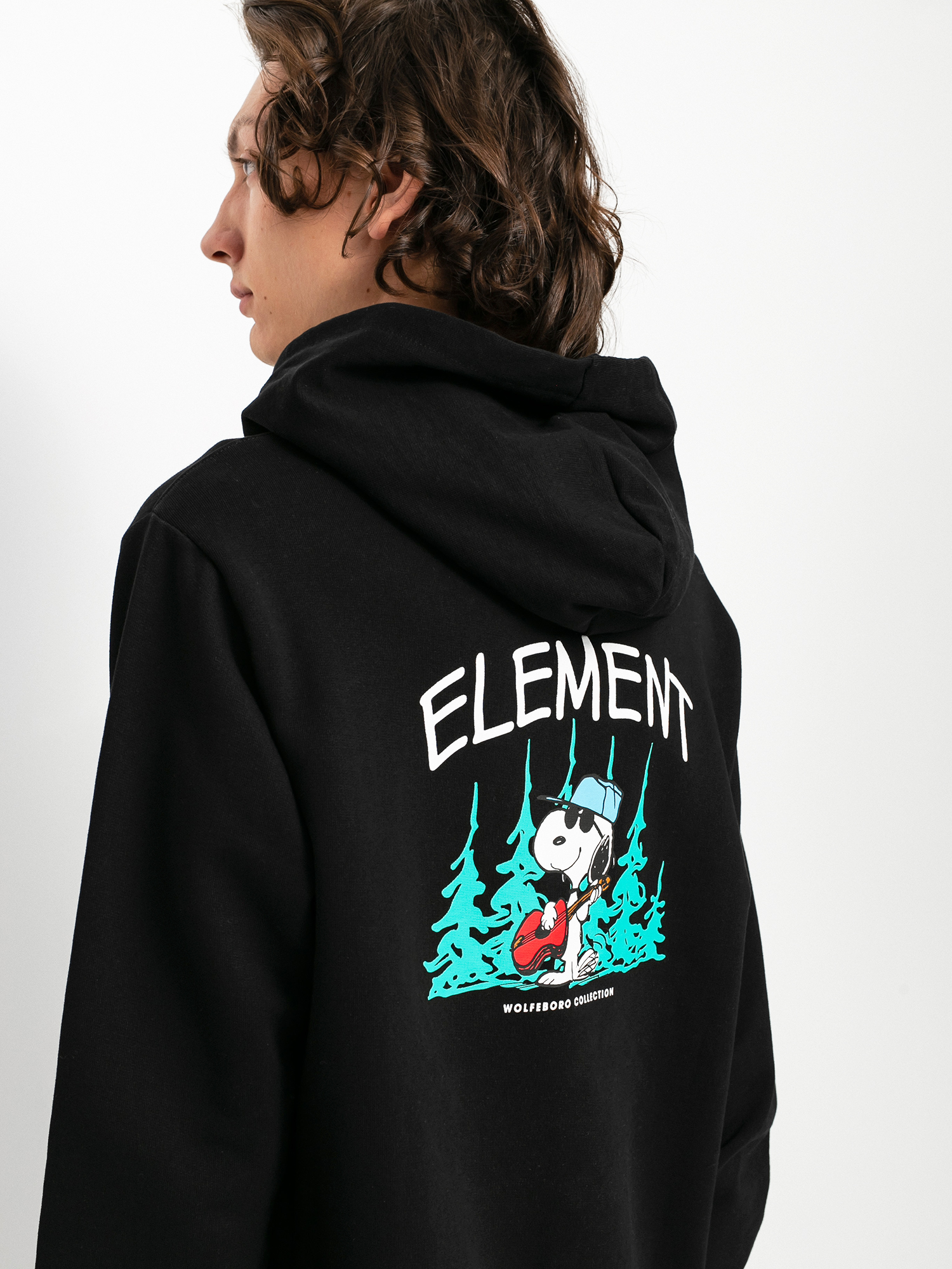 Bluza z kapturem Element Peanuts Good Times HD (flint black)