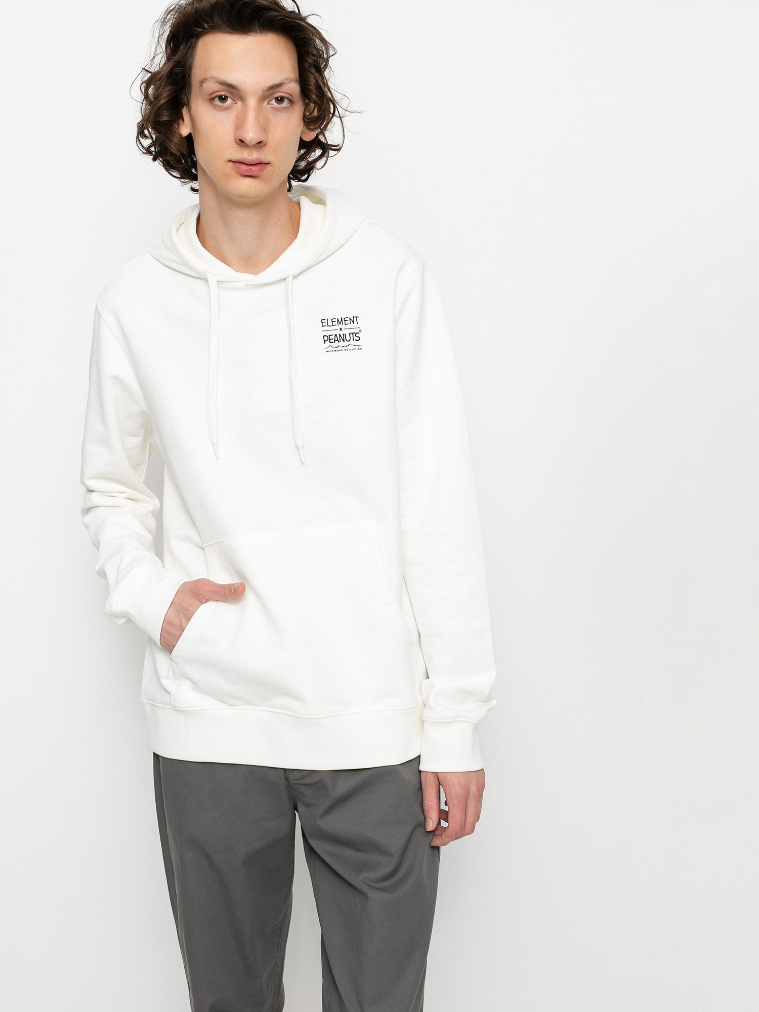 Bluza z kapturem Element Peanuts Adventure HD (off white)