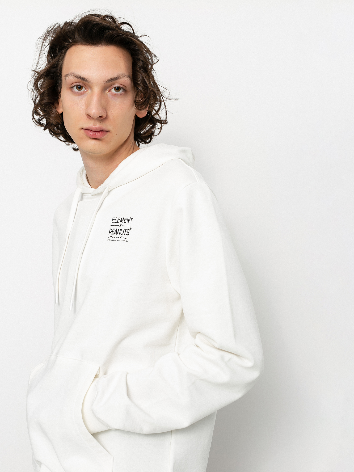 Bluza z kapturem Element Peanuts Adventure HD (off white)