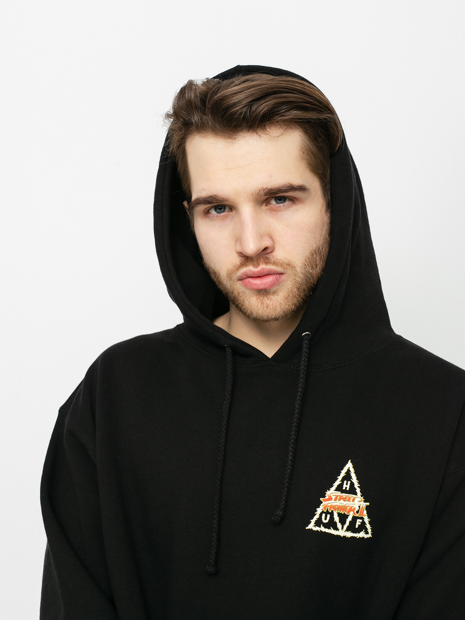 Bluza z kapturem HUF X Street Fighter Blanka HD (black)