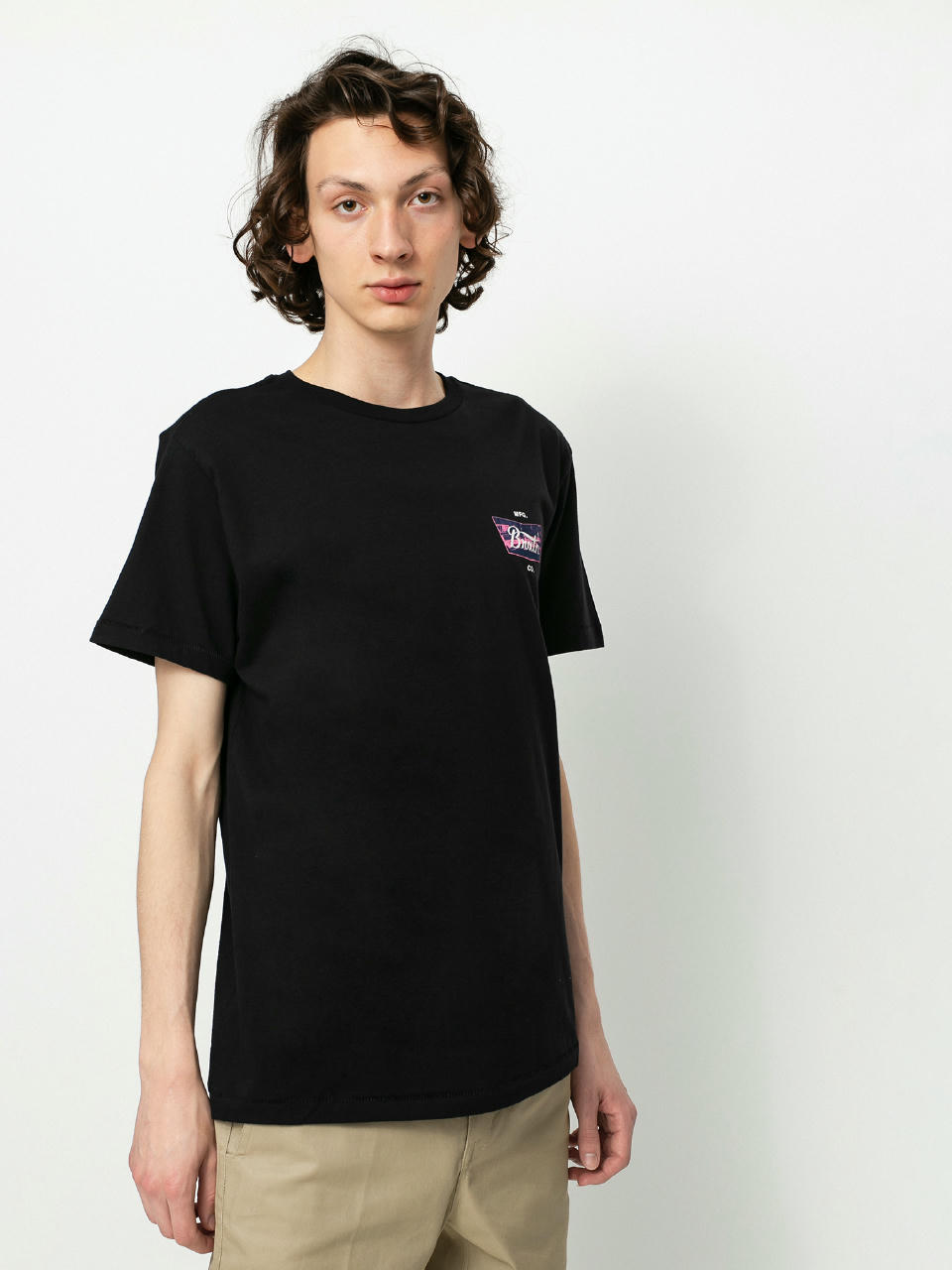 T-shirt Brixton Stith Crash (black)