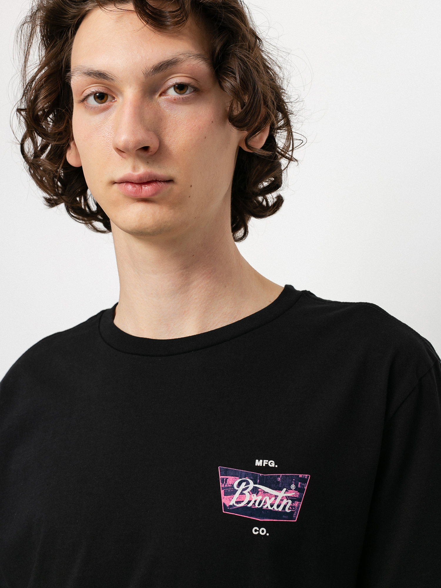 T-shirt Brixton Stith Crash (black)