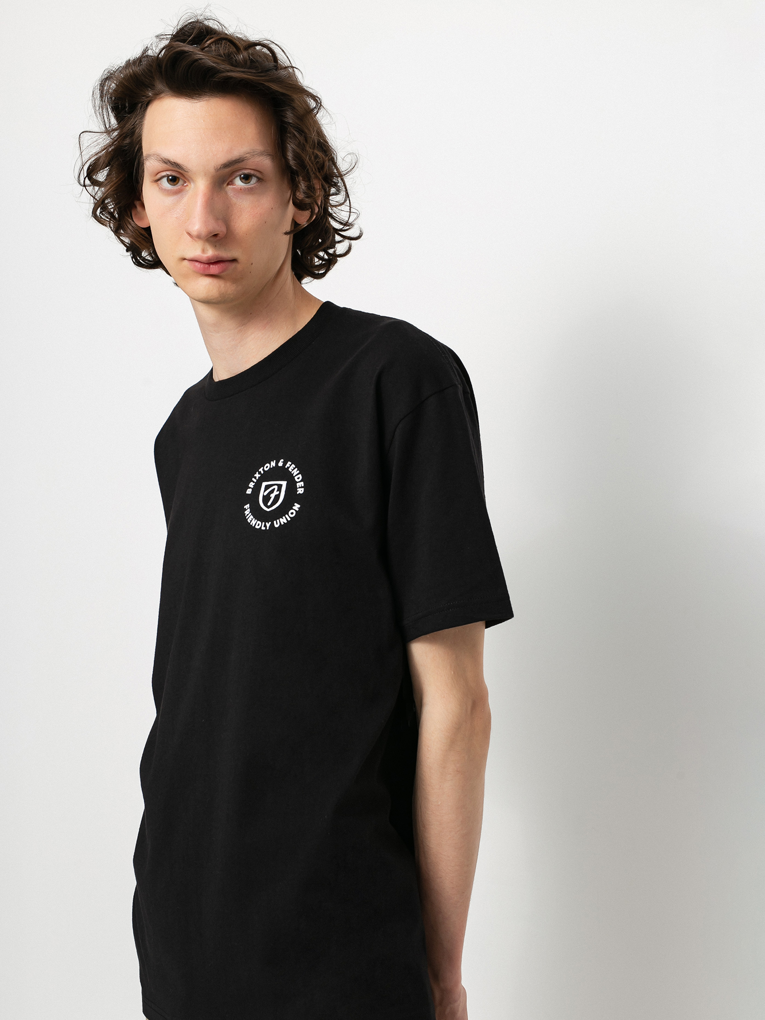 T-shirt Brixton Fender Highway (black)