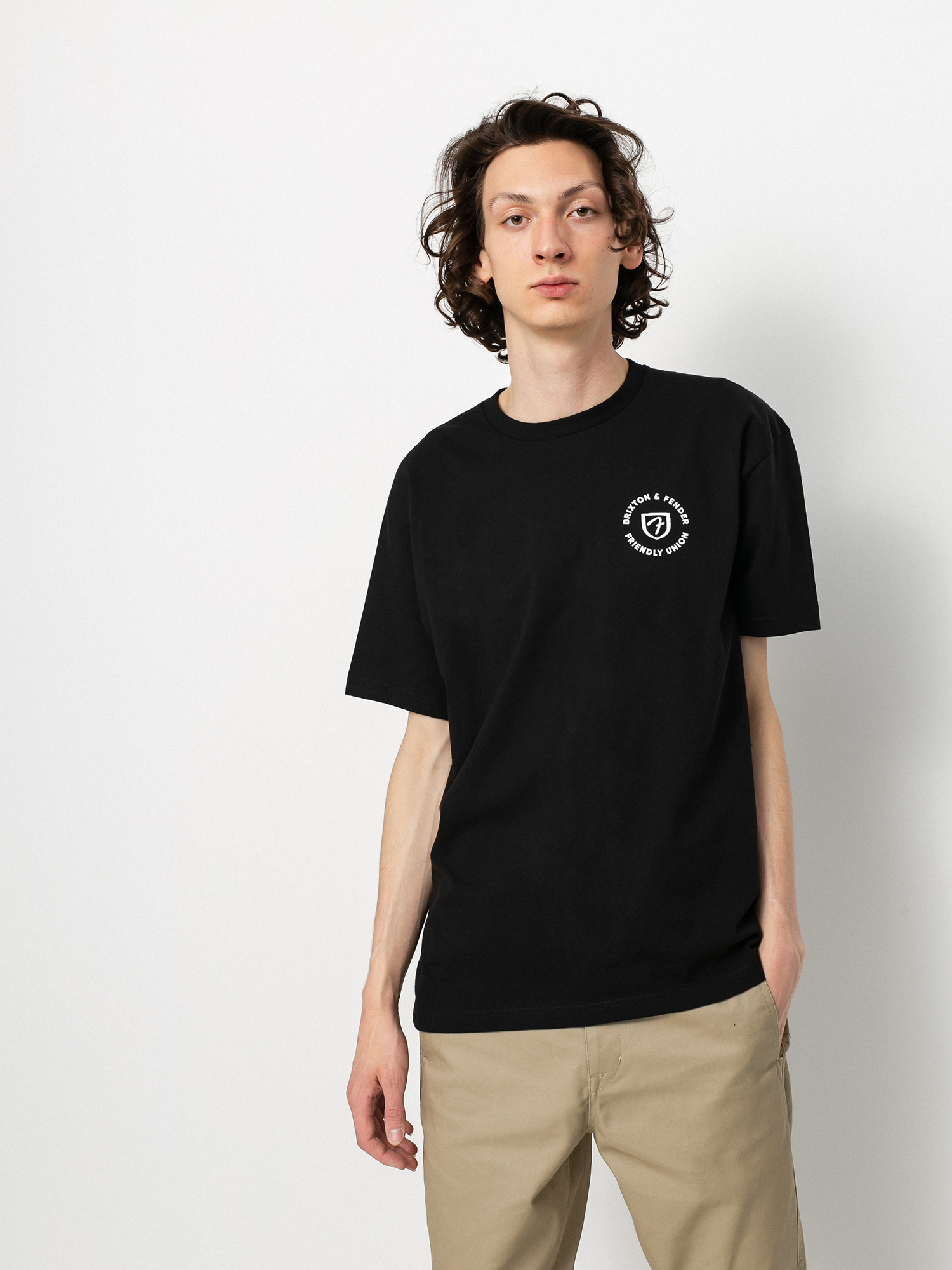 T-shirt Brixton Fender Highway (black)