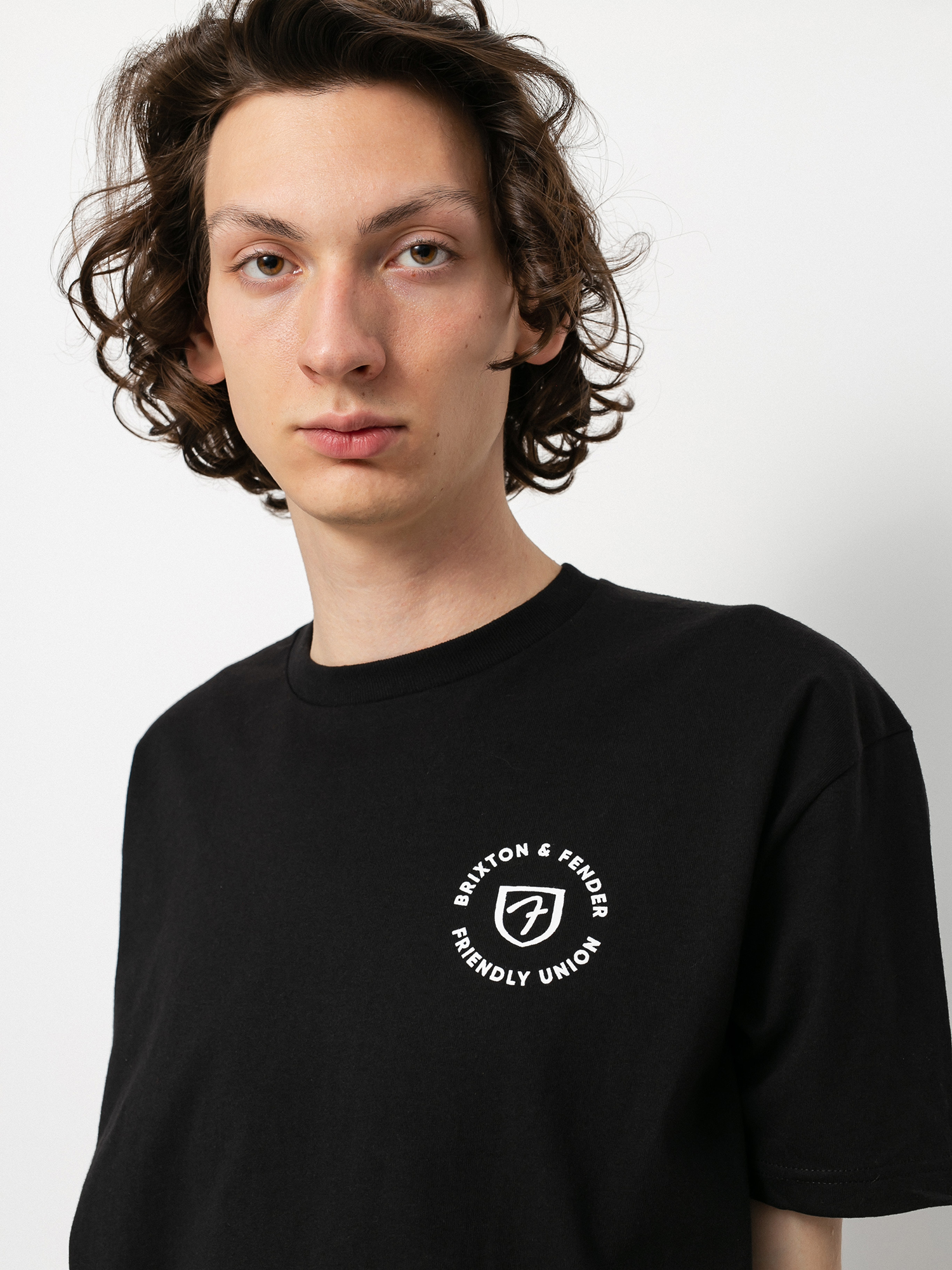 T-shirt Brixton Fender Highway (black)